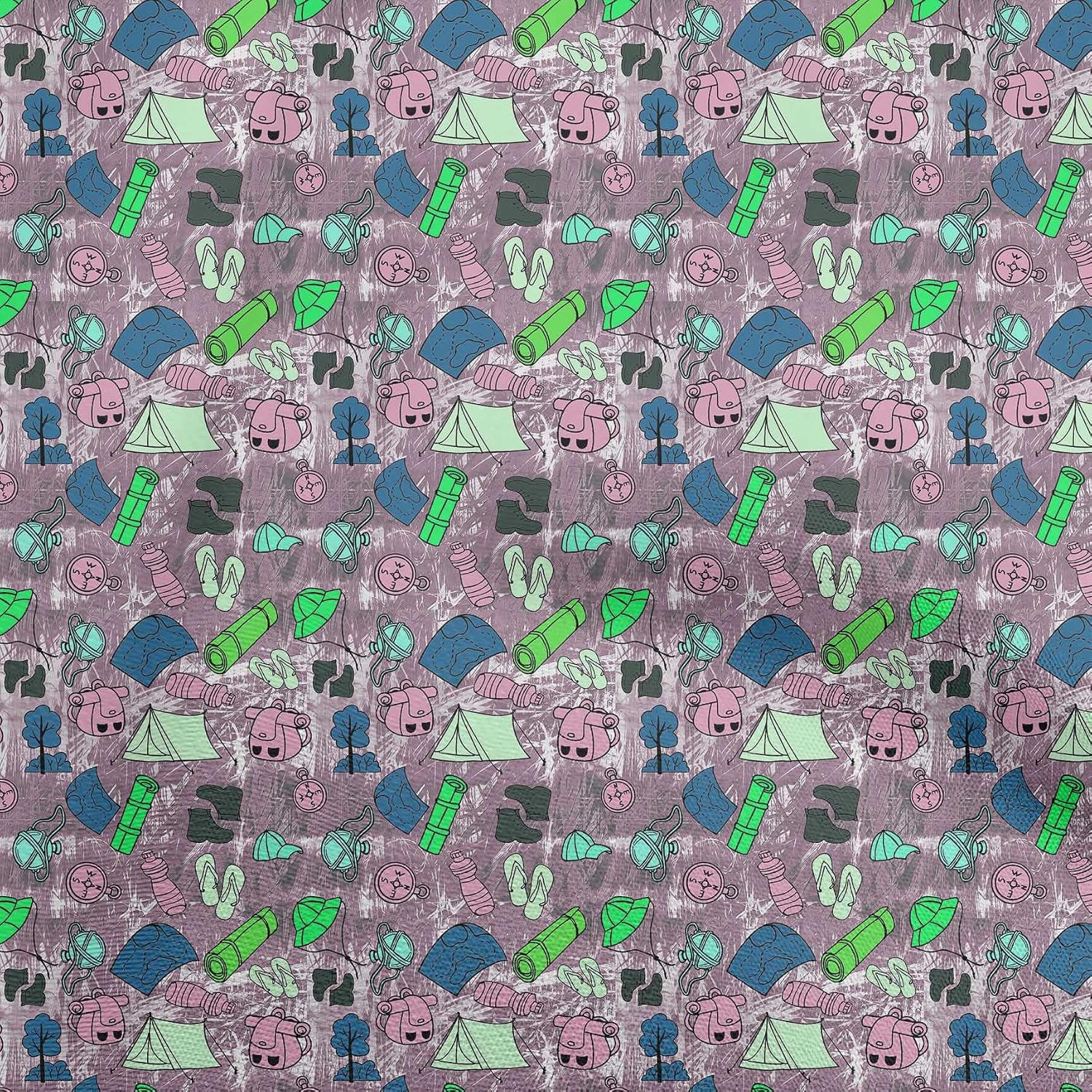 oneOone Cotton Flex Purple Fabric Travel Dress Material Fabric Print Fabric by The Yard 40 Inch Wide-344