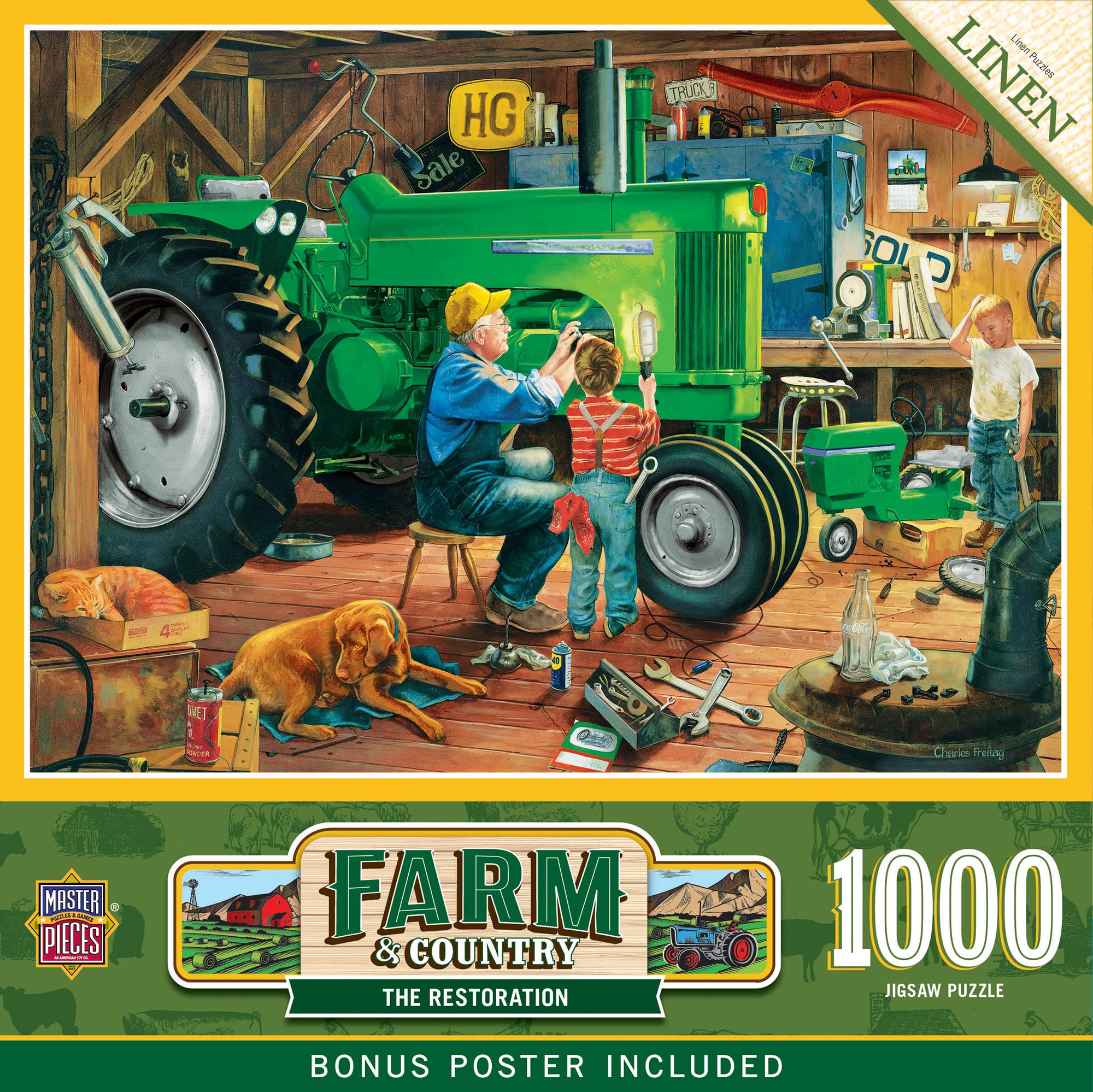 MasterPieces 1000 Piece Jigsaw Puzzle for Adults, Family, Or Youth - The Restoration - 19.25"x26.75" โ image 1