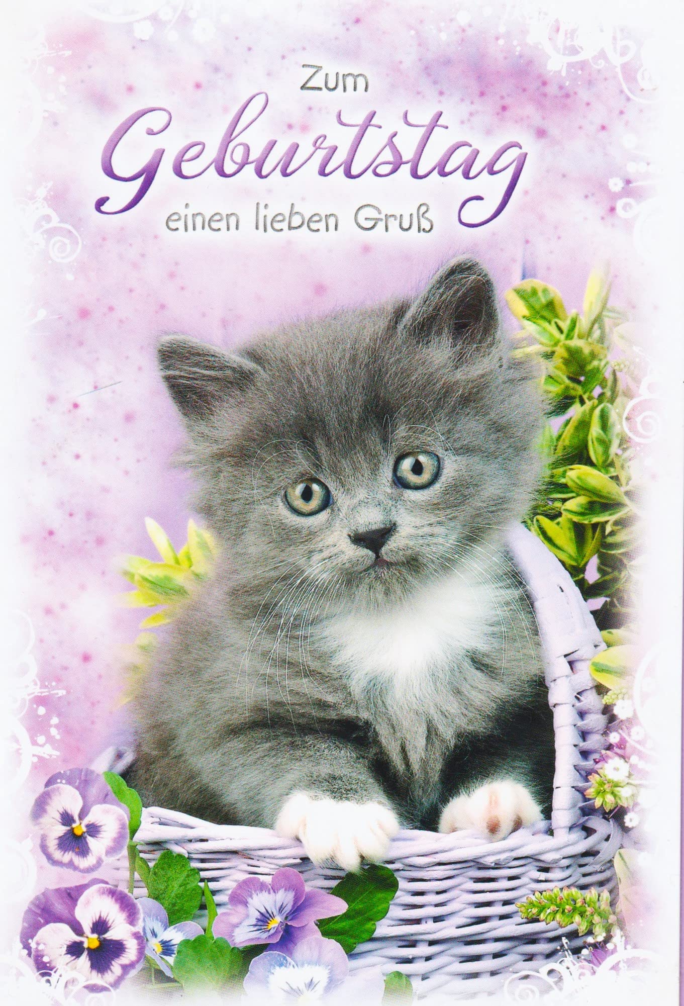 Ensemble De Deux Cartes D'anniversaire Plates Et En Enveloppe | Vecteur