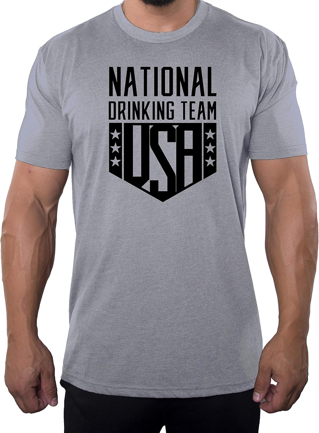 USA National Drinking Team, Funny Beer Shirts, Men's Graphic T-Shirts