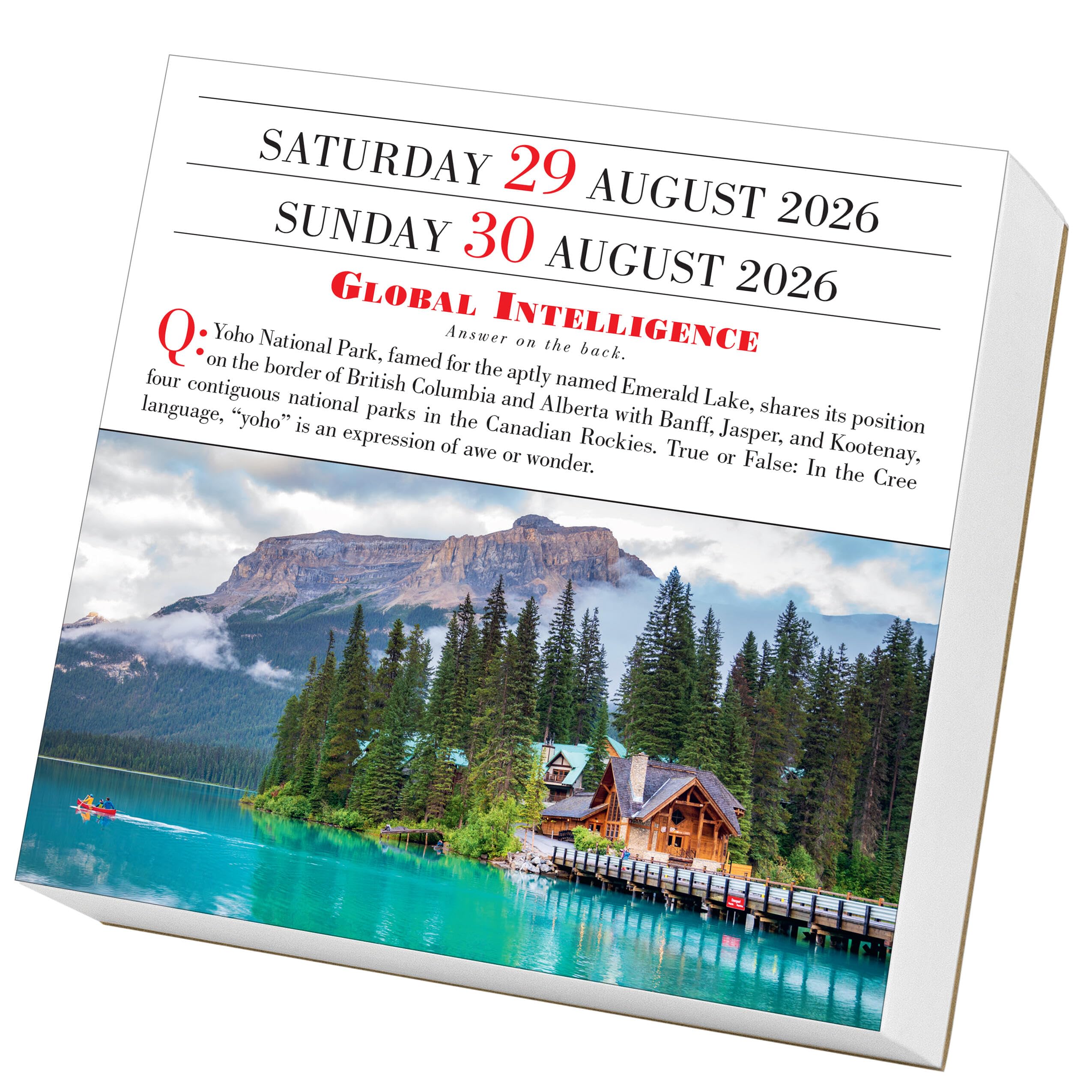 1,000 Places to See Before You Die Page-A-Day® Calendar 2026: A Year of Travel