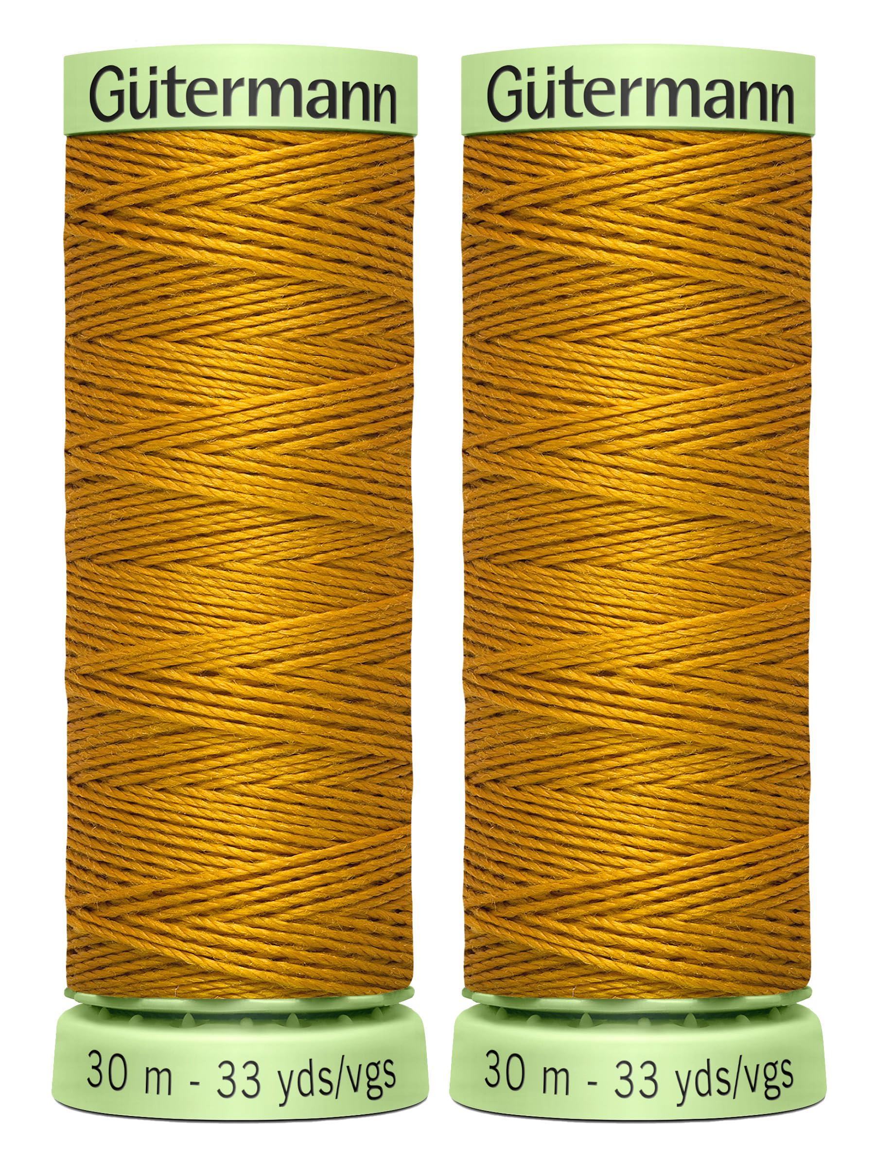 2x30m Gutermann Top Stitch Extra Strong Polyester Thread for Hand or Machine Sewing, Orange 412 – Bundled by GetInStyle Shop