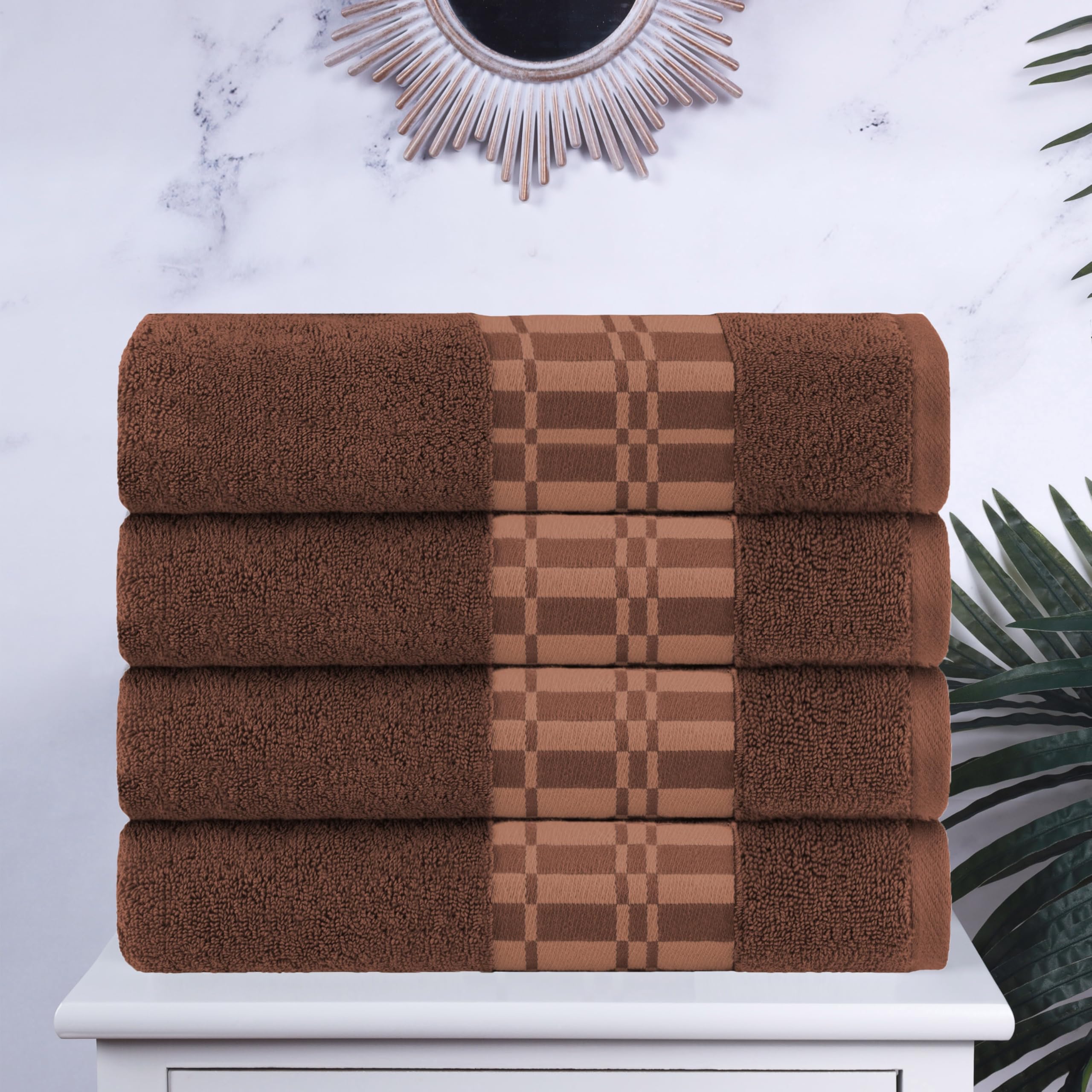 Toallas de baño de algodón Larissa ideales para spas, hoteles y Airbnb