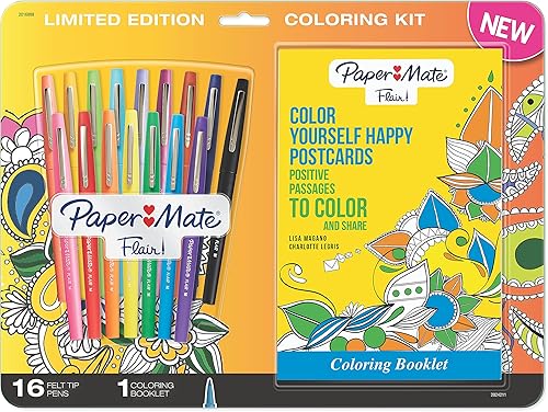 Paper Mate Flair - Bolígrafos de punta de fieltro, Colores surtidos.