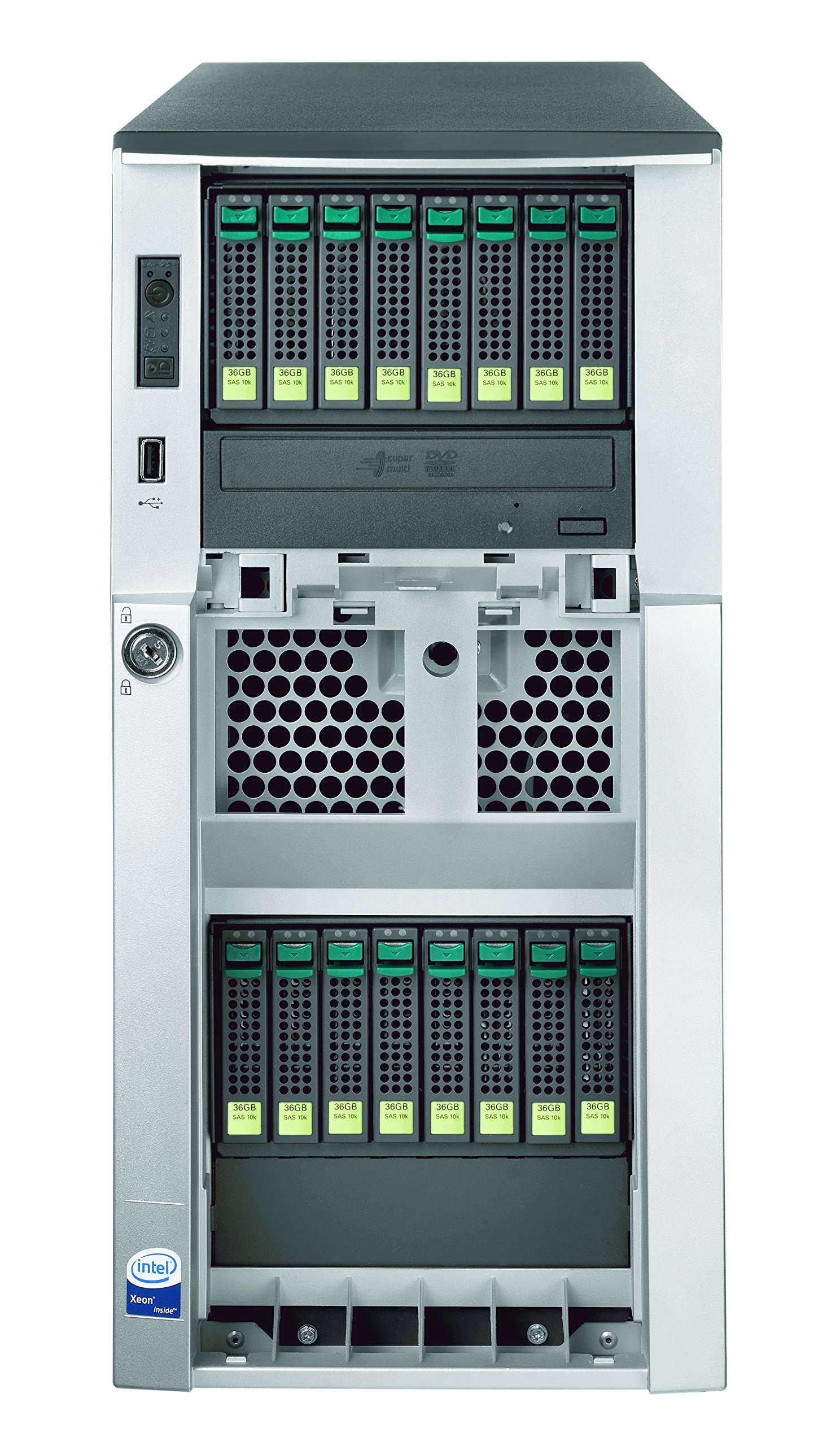 Fujitsu Siemens Primergy TX200 S4 Tower Server Xeon DP E5405