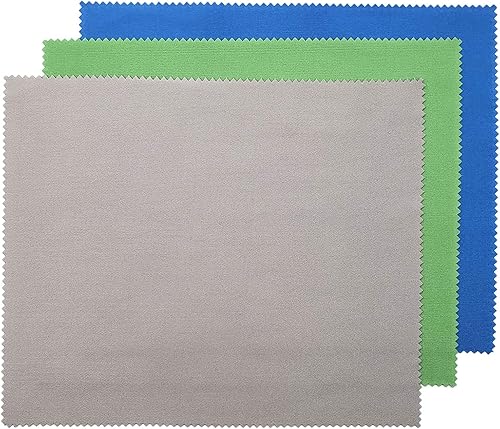 Miniatura 2 de Paquete de 6 toallitas de limpieza de microfibra de 6 x 7 pulgadas para lentes, lentes de sol, lente de cámara, tableta, iPad, teléfono inteligente,