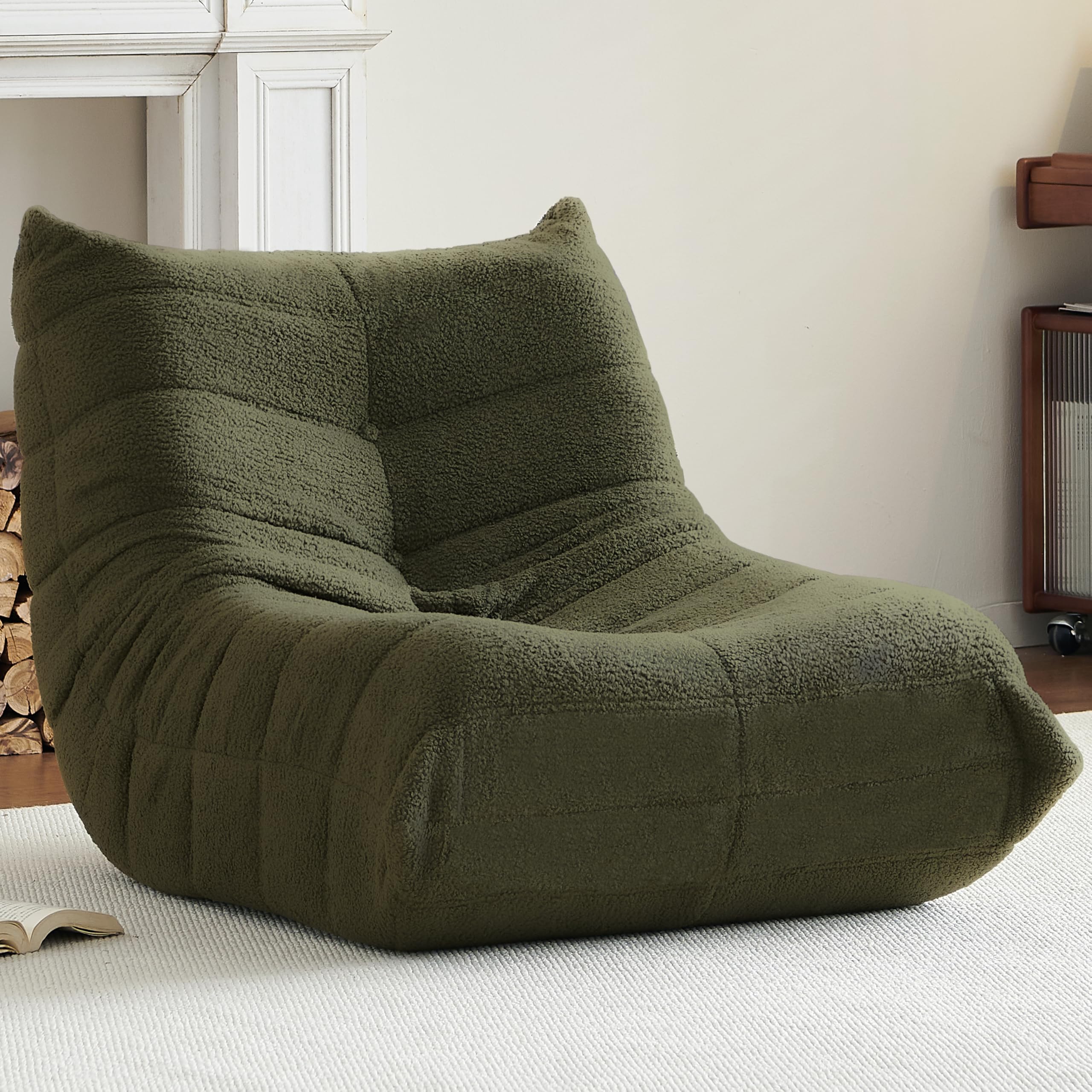 Gazecaia Memory Foam Bean Bag Chair