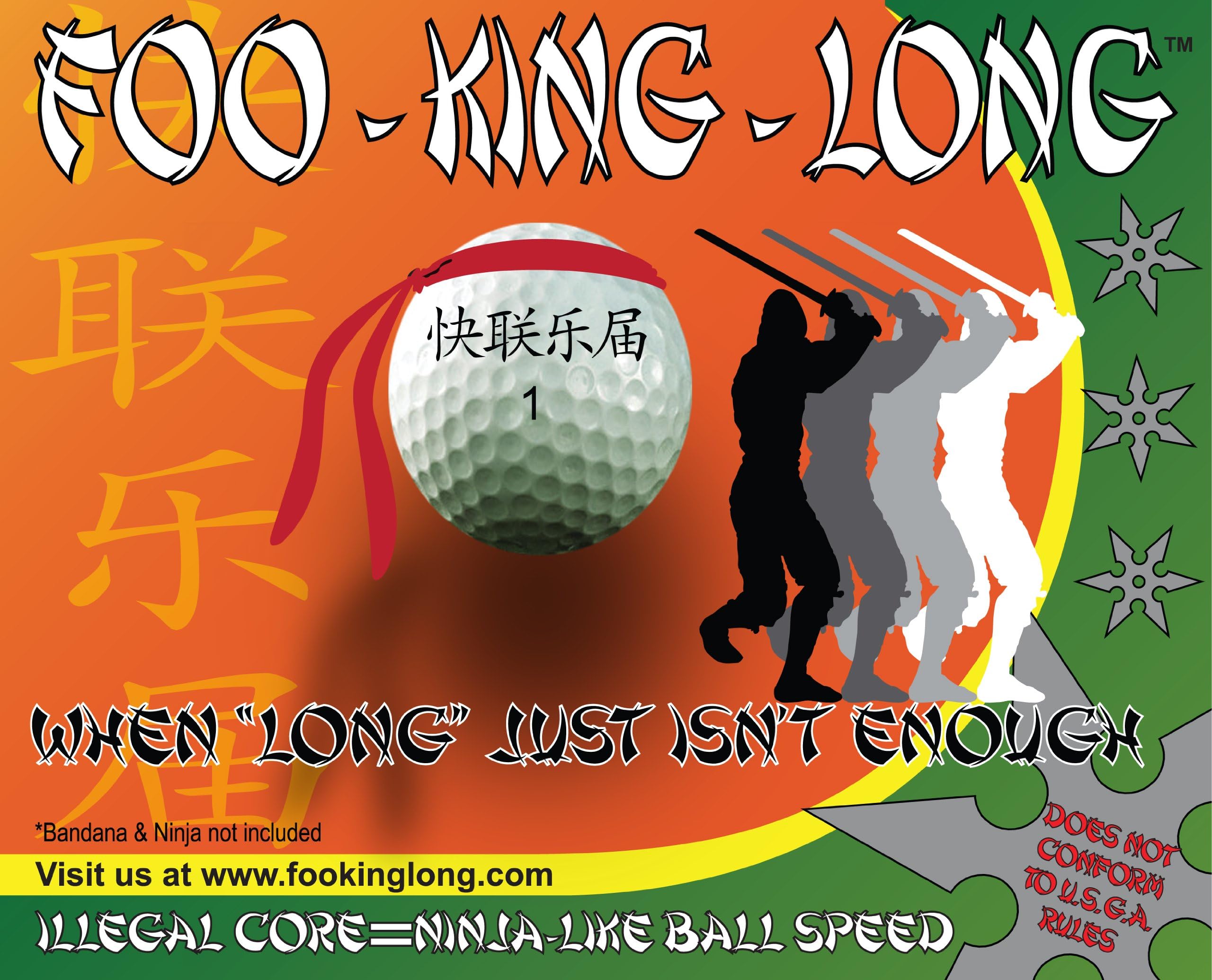 Foo-King-Long Golf Balls