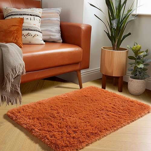 Miniatura 59 de Amdrebio alfombras azules y púrpuras de arcoíris de sirena para decoración de habitación de niñas, alfombras de área de 5 x 8 pies mullidas y kawaii