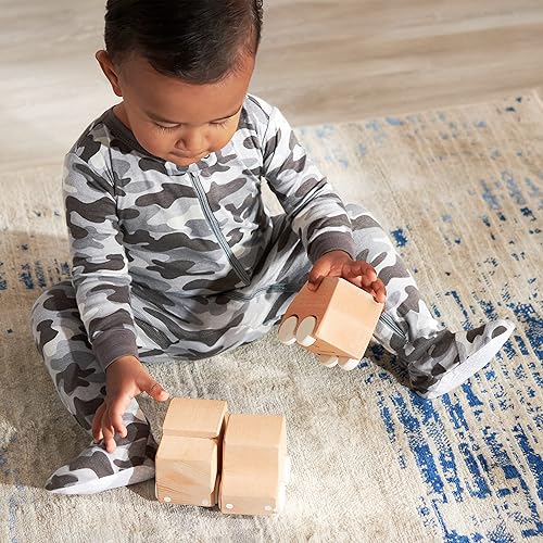 Miniatura 5 de Gerber - Pijamas para niño con cobertura hasta los pies, paquete de 2