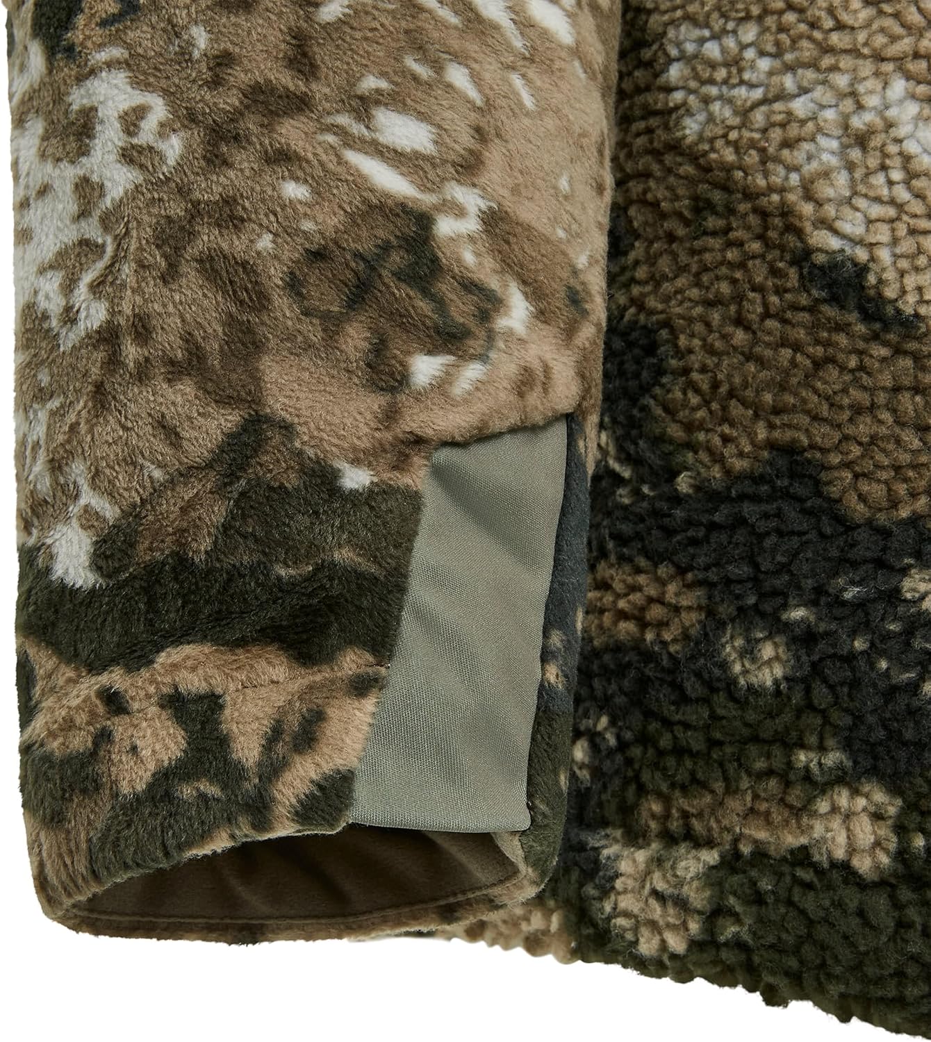 Pnuma Outdoors Highpoint Jacket, Caza Camo, Berber Fleece, Wind Block, Polygiene OdorCrunch, DWR Finish (HP-JK-OV) - Image 6