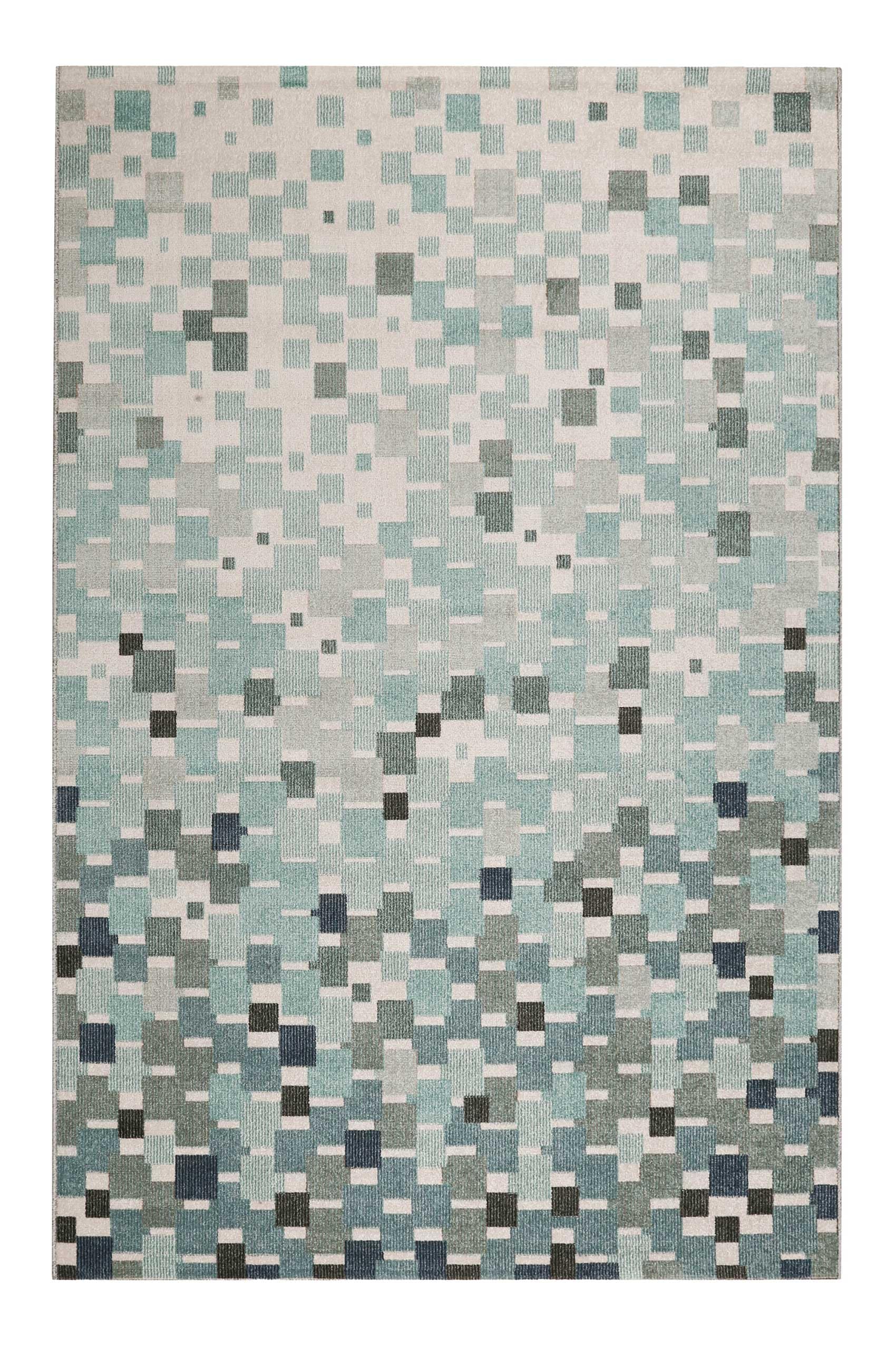 Wecon Home Pacific gewebter Outdoor-Teppich, 80 x 150 cm, blau