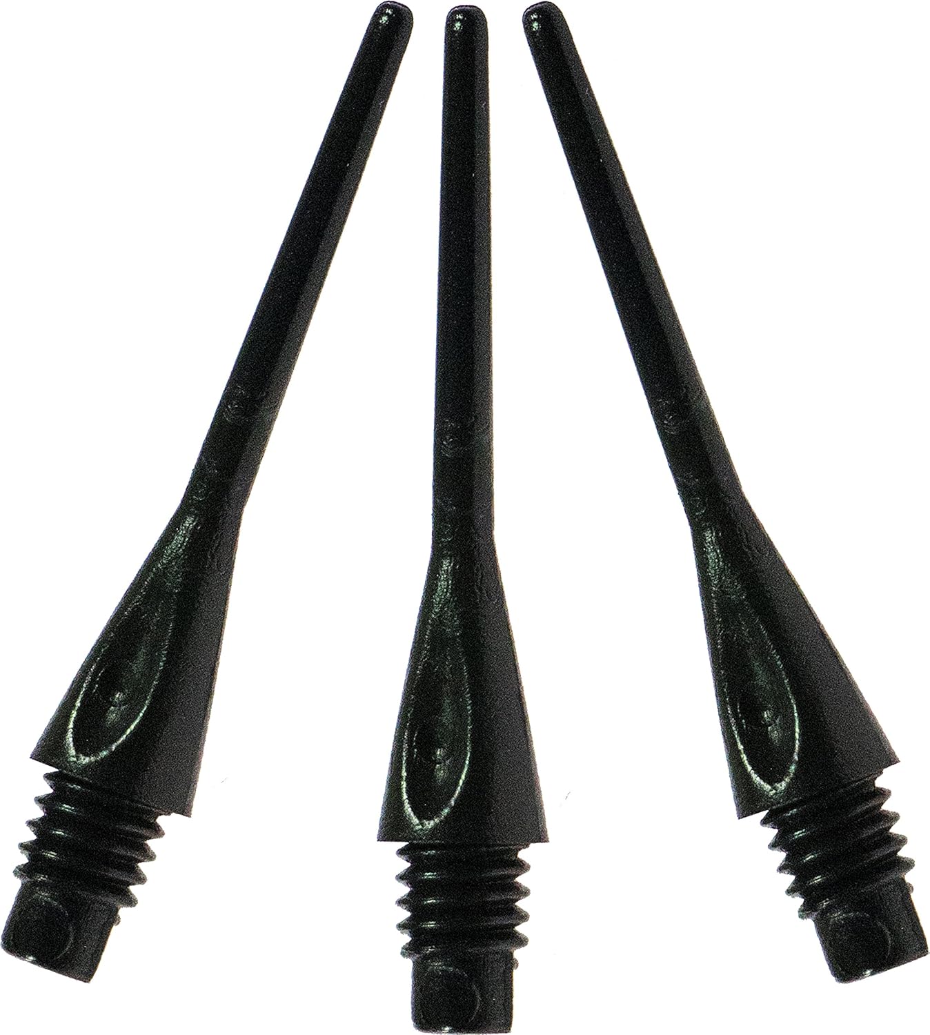 Viper Dart Accessory: Diamond 2BA Thread Soft Tip Dart Points, Black (500 and 1000 Packs)