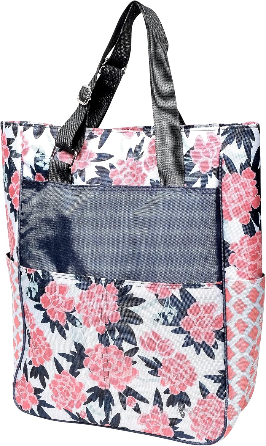 Glove It Tennis Tote Bag, Tennis Bag for Women, Ladies Sports Shoulder Bag, Large Tote with 6 Pockets, fits 2 Rackets.