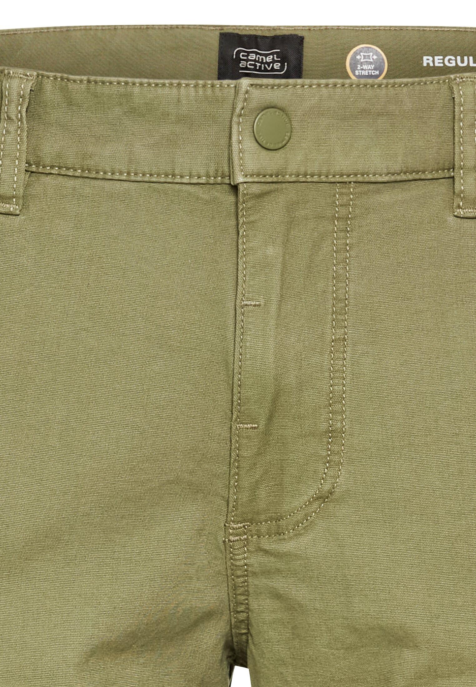 camel active Herren Cargo Shorts mit Ripstop-Kontrast