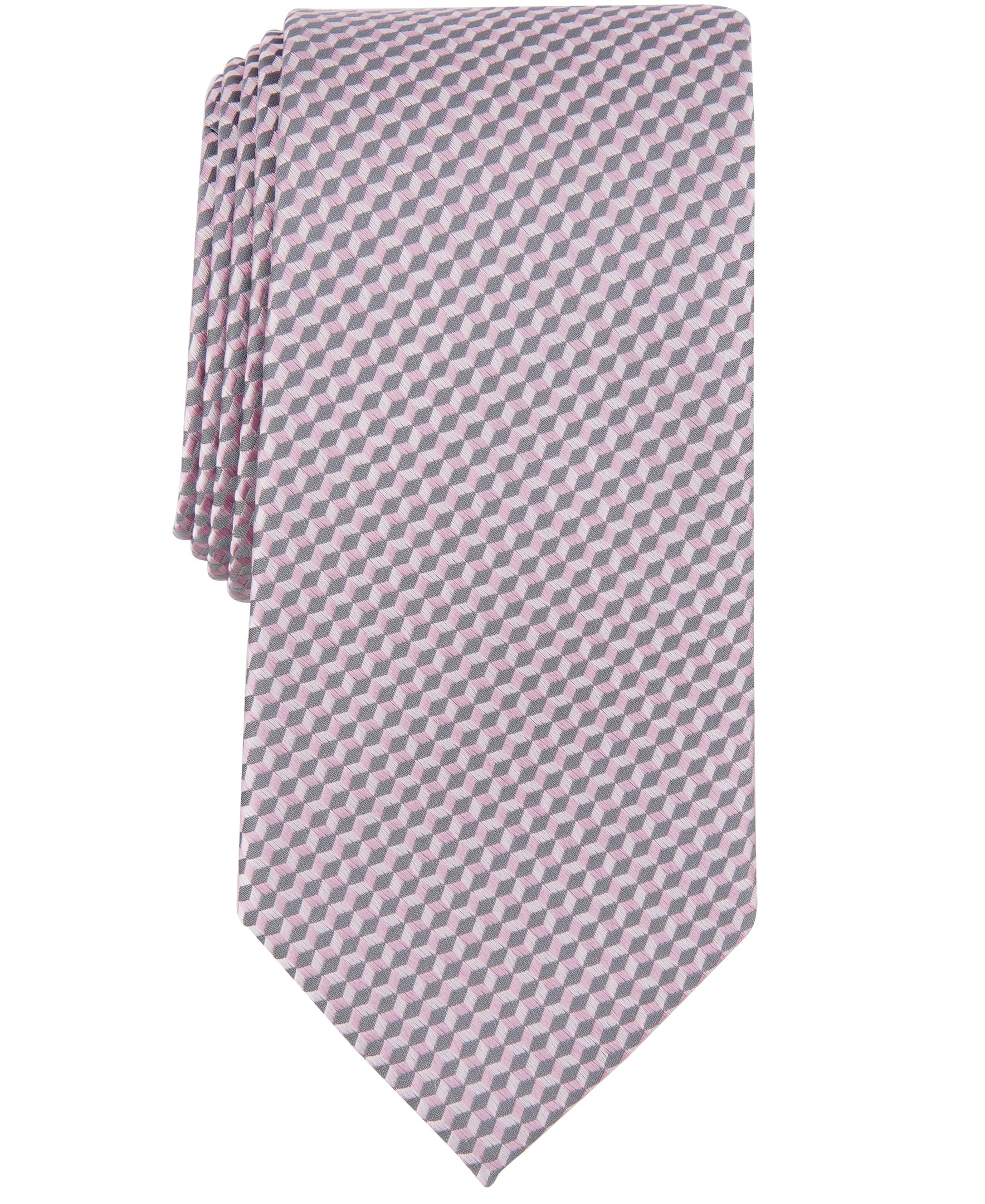 Michael Kors mens Neat Tie, Rose, One size