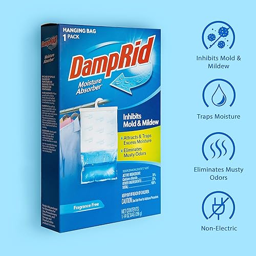 Miniatura 7 de Absorbente de humedad para colgar sin fragancia de 14 oz, paquete de 6