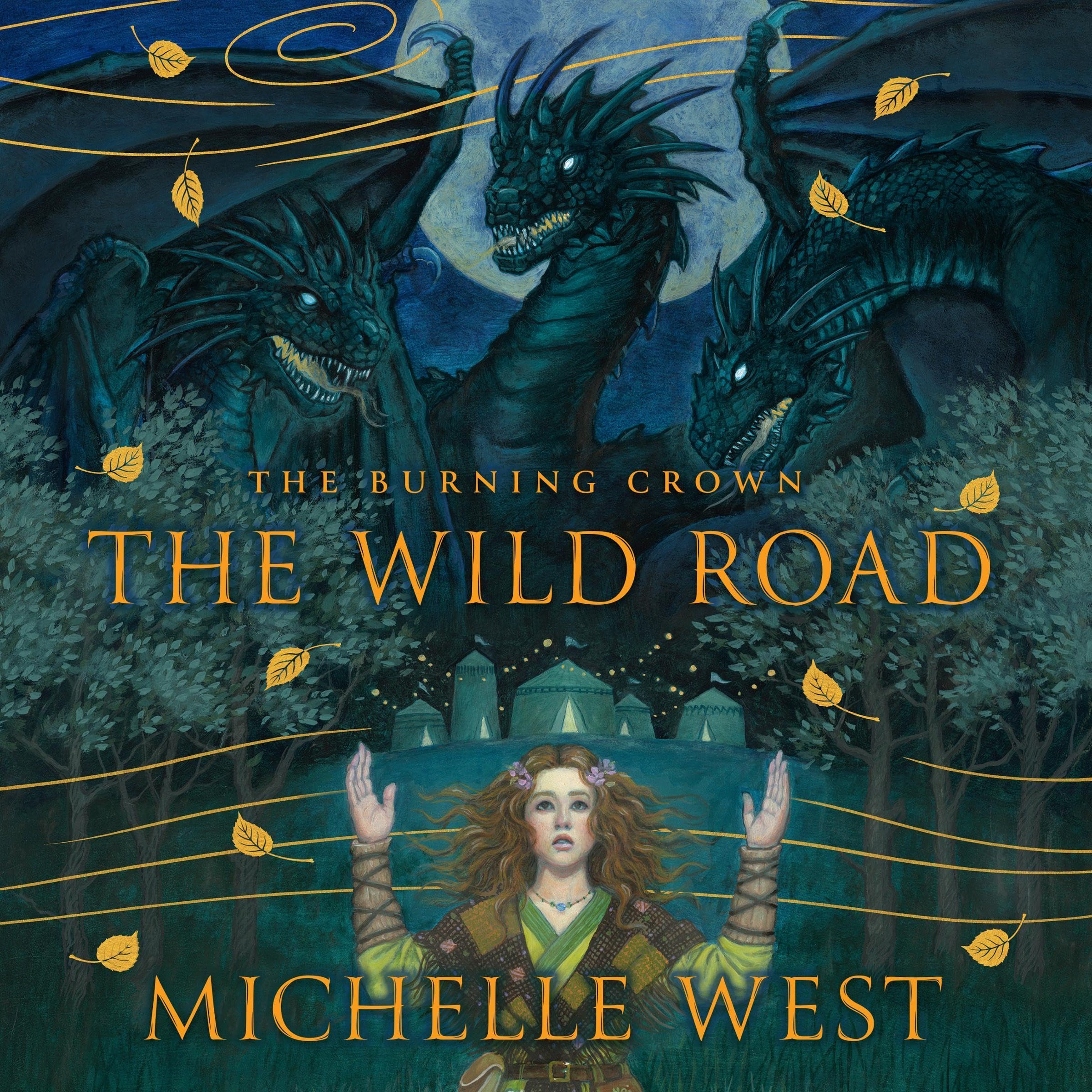 Cover art for The Wild Road: The Burning Crown, Book 2