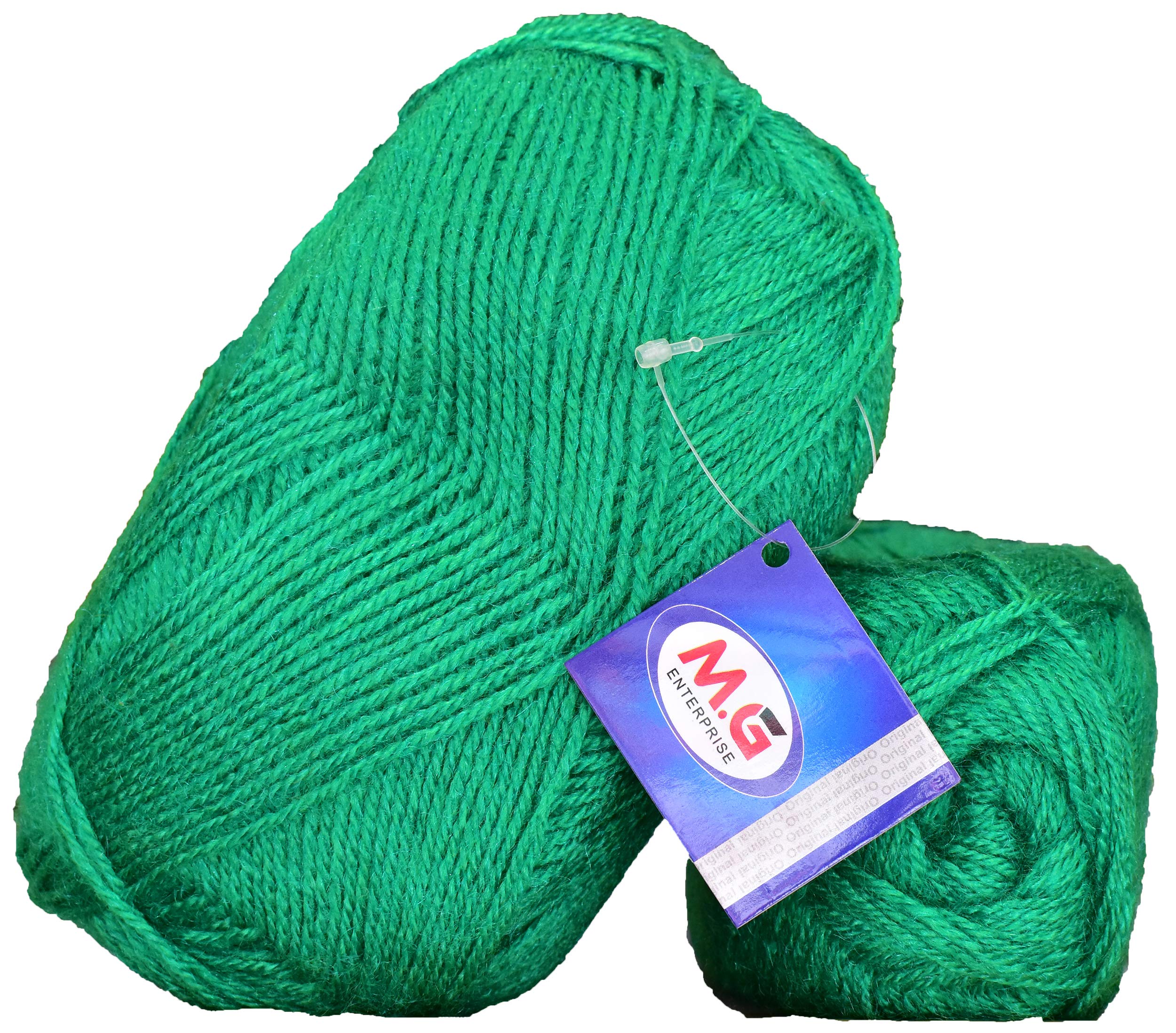 M.G ENTERPRISE Sunrise Moss (200 gm) Wool Ball Hand Knitting Wool/Art Craft Soft Fingering Crochet Hook Yarn, Needle Knitting Yarn Thread Dyed