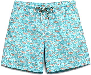 MEILONGER Mens Swim Trunks Quick Dry Swimming Beach Shorts Bathing Suits with Mesh Lining