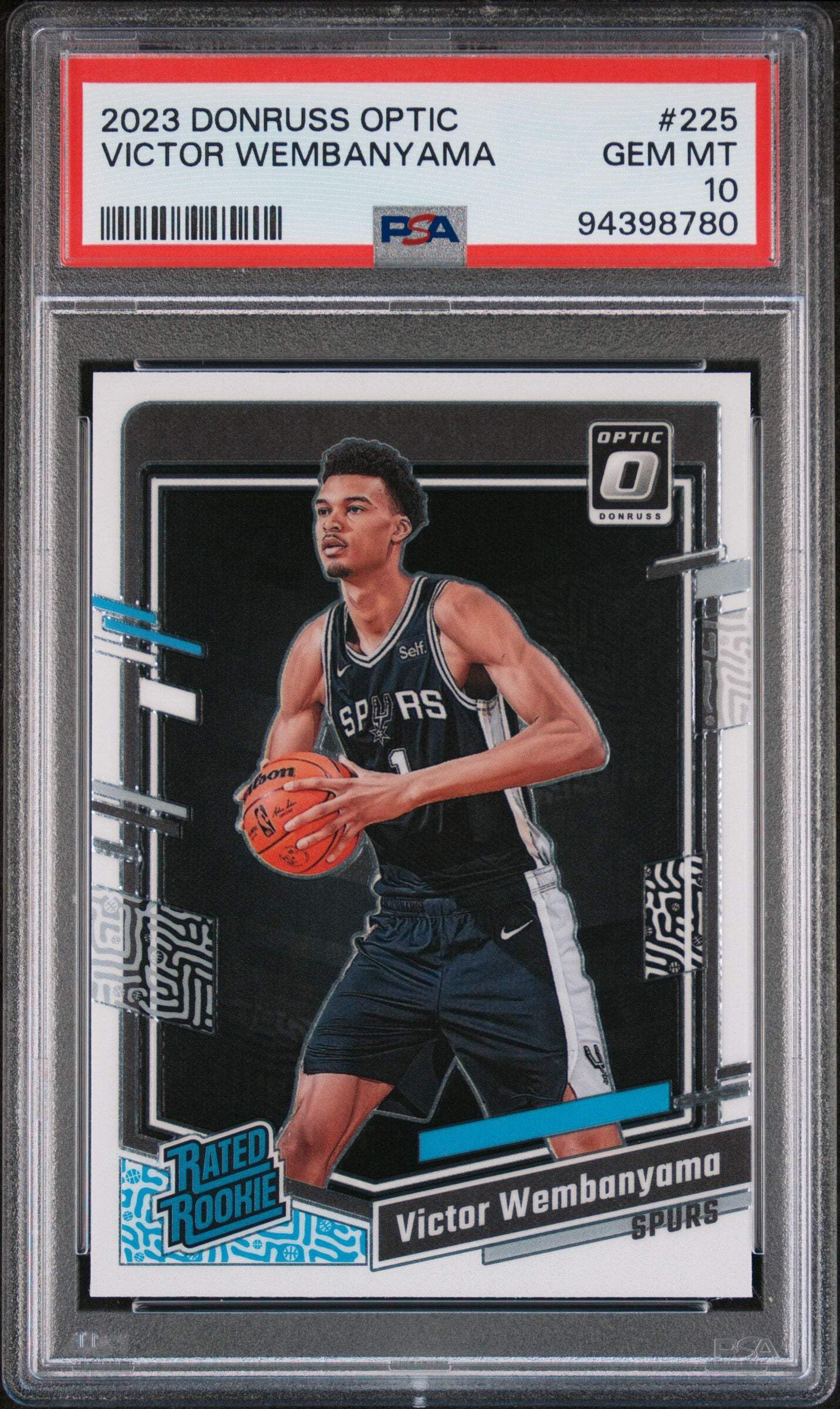 Amazon.com: Graded 2023 Panini Donruss Optic Victor Wembanyama 