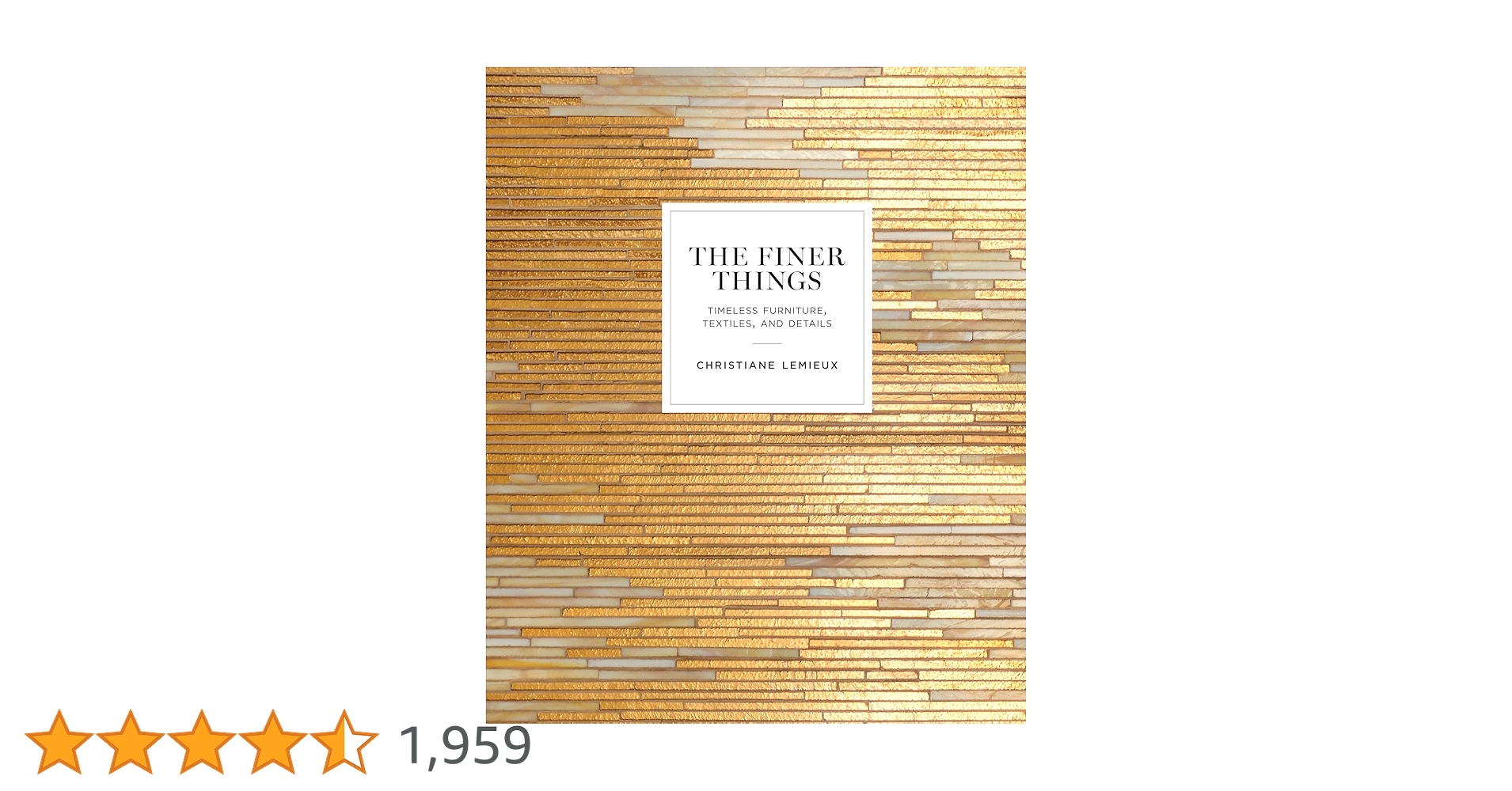 Amazon | The Finer Things: Timeless Furniture, Textiles, and
