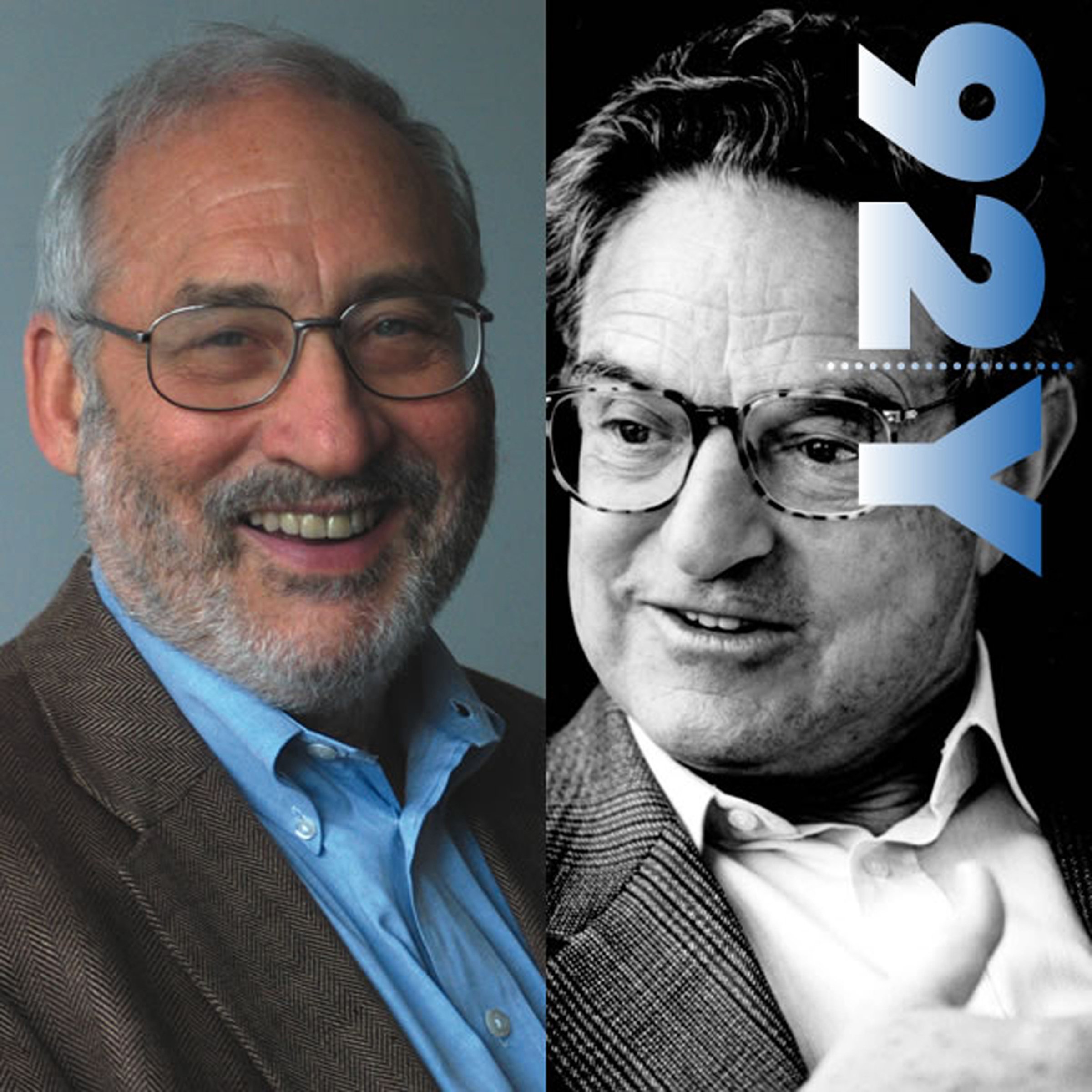Cover art for George Soros and Joseph Stiglitz - America
