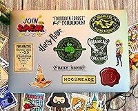 Vista 5 de Conquest Journals - Calcomanías transparentes variadas de Harry Potter, impermeables, resistentes a los rayos UV y a los arañazos, calcomanías