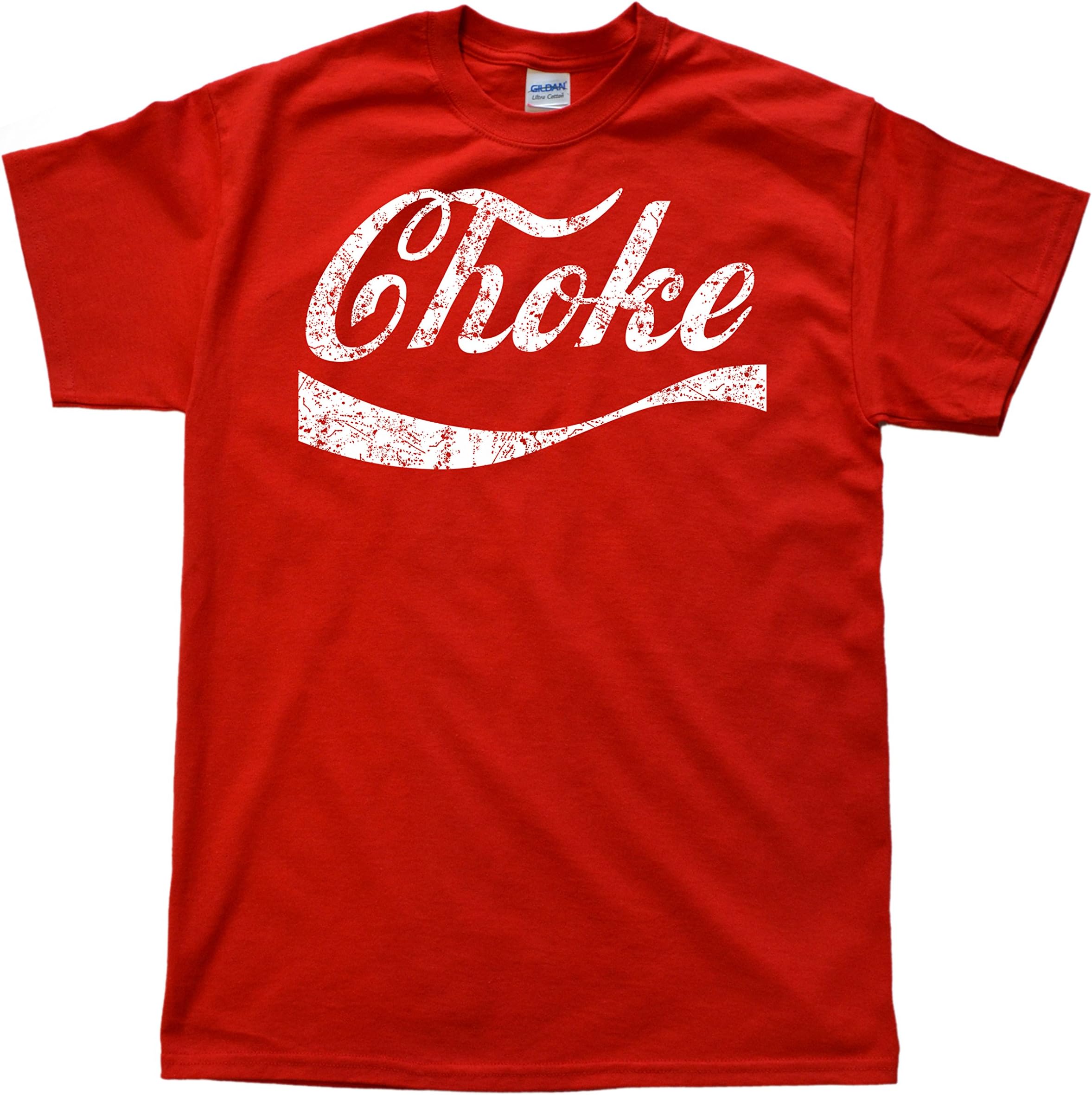 Stooble Men's Jiu Jitsu Choke Red T-Shirt, Size L