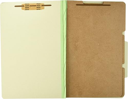 Vista 19 de ACCO 16036 ACCO - Carpeta de clasificación de 25 puntos, Lgl, 6 secciones, rojo tierra, 10/Bx Rojo Earth