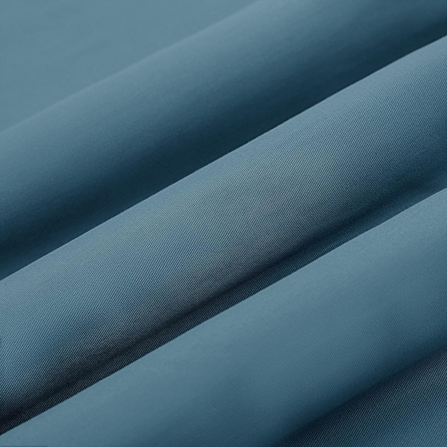 KKJIAF 5 Yard Dusty Blue Cotton Fabric 61 Inch Wide, Soft & Breathable Cotton Broadcloth Fabric for Sewing Clothes, Apparel, Costume, Craft