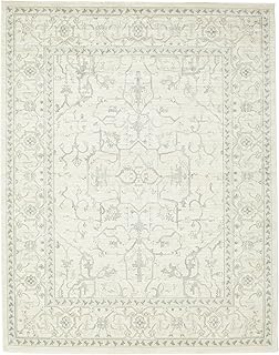 RugVista Ziegler Manhattan, Teppich, / Kazak, 300 x 240 cm, Rechteckig, Niedriger Stapel, Wohnzimmer, Esszimmer, Schlafzimmer, Nur chemische Reinigung, Oeko_tex_100, Beige Hell Blau