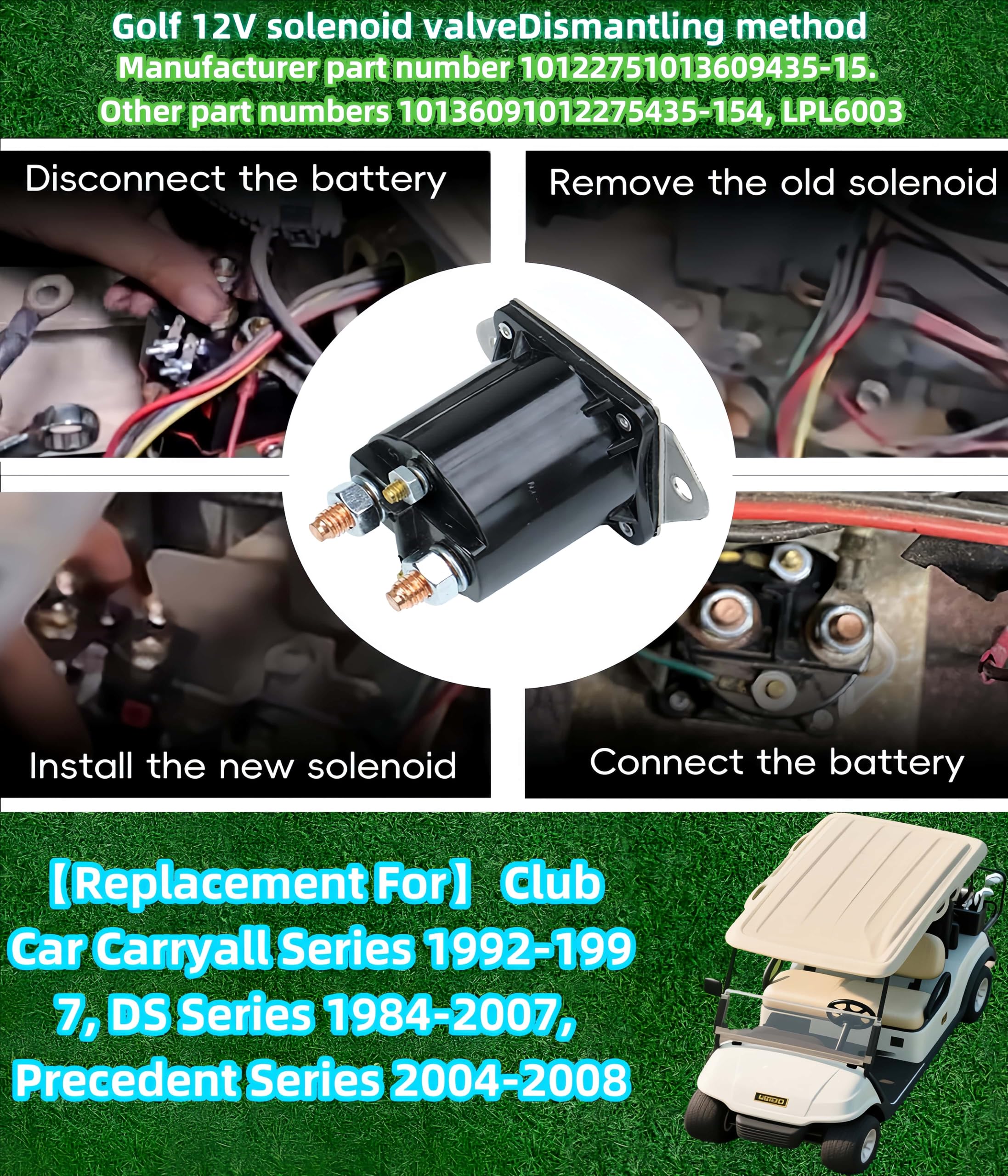 12V 250A SOLENOID Contactor Winch Control Solenoid Relay For Jeep Car Truck £35.03 - UK