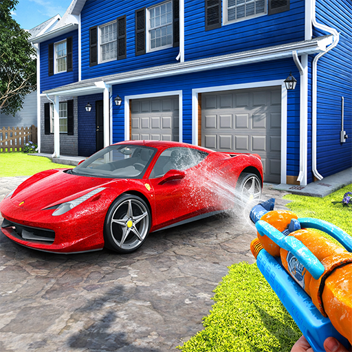 Power Wash Car Cleaner 3D - Fun Water Gun Cleaning Simulator Games 2026