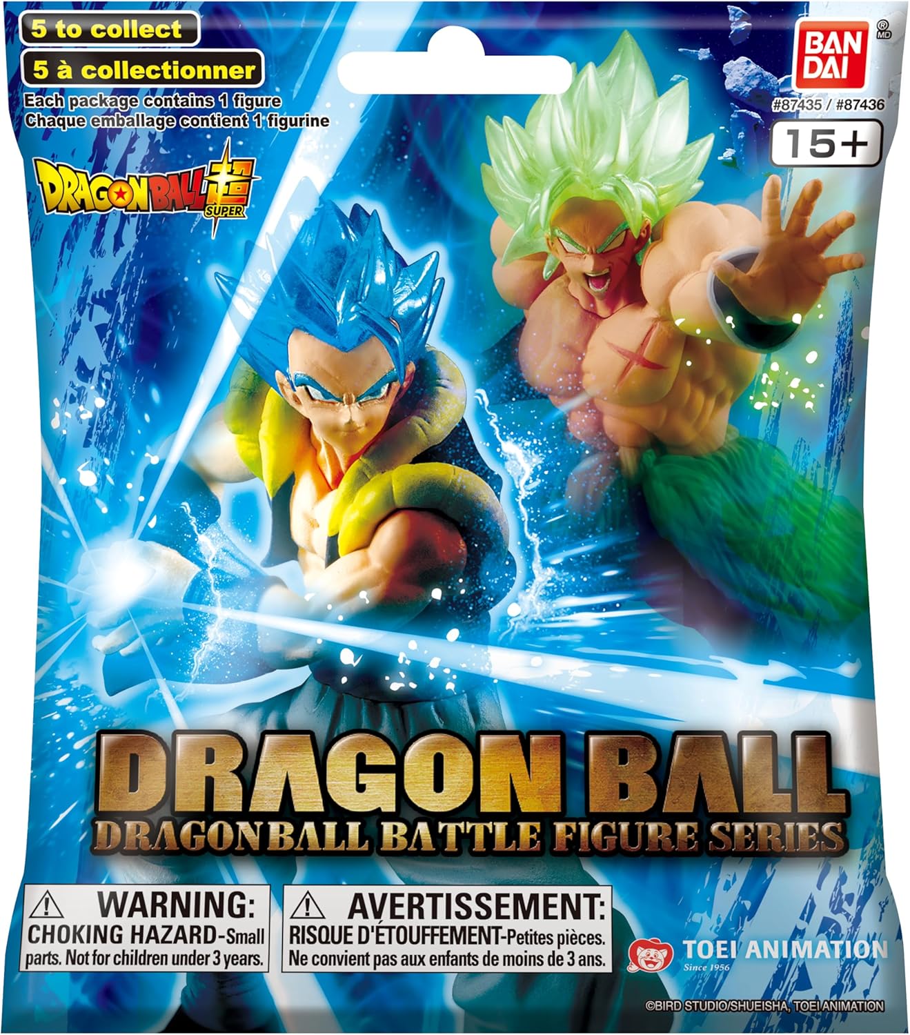 Bandai - Dragon Ball Super - Assorted 2.5” Posed Battle Figures with Stands - Gashapon Blind Packs (Full CASE of 24 Individual Sealed Bags)