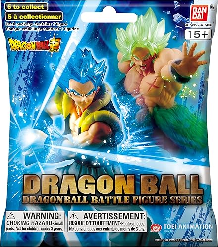 Miniatura 3 de Bandai Namco - Dragon Ball Super - Figuras de batalla con posiciones de 2.5 pulgadas con soportes, paquetes ciegos Gashapon (funda completa de 24