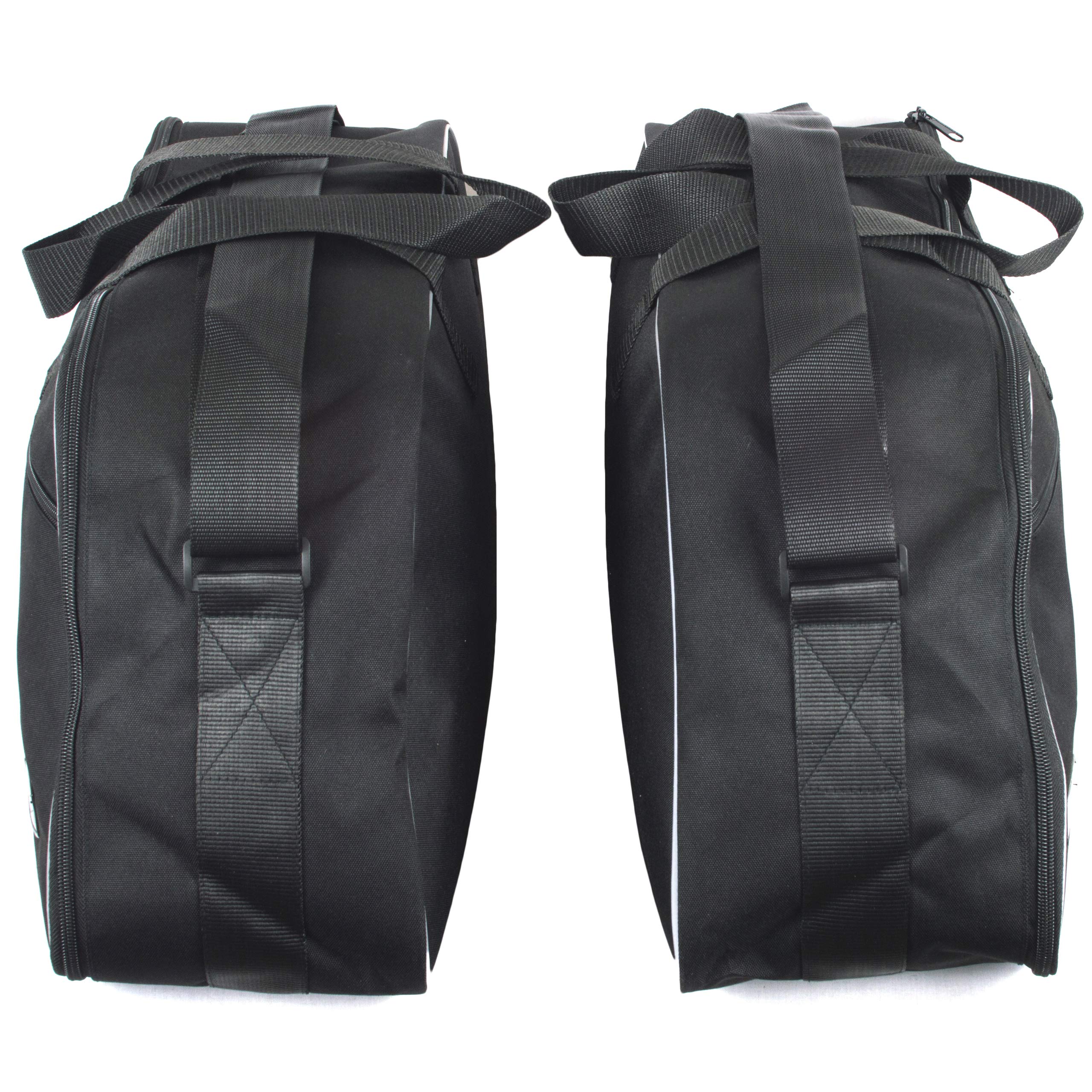 GREAT BIKERS GEAR GROSSES Biker-ZAHNRAD - Packtaschen für Innenfutter für Harley Davidson Road King Electra Glide-Paar Koffer innentaschen Motorrad