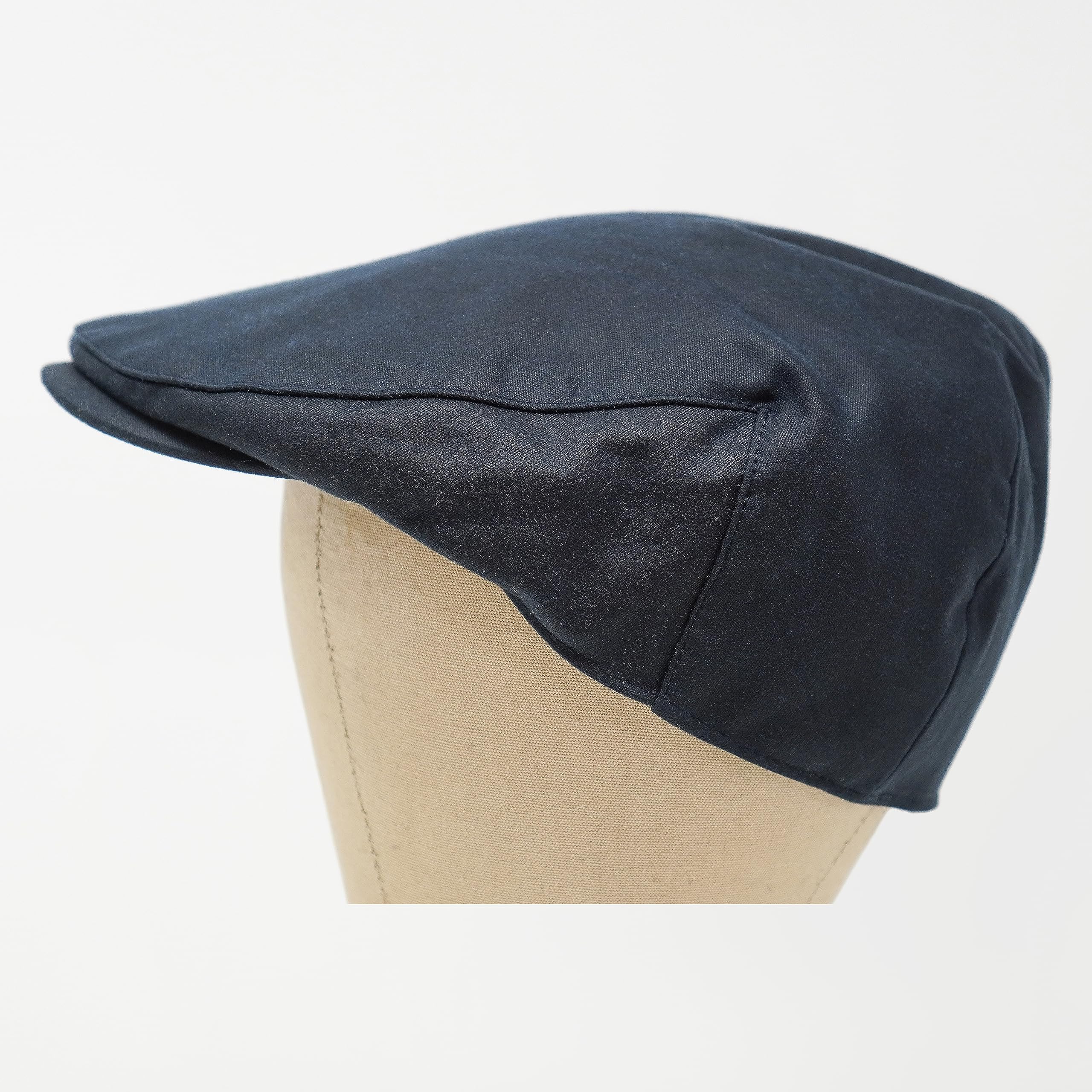 Borges & Scott The Drake - Gorra Plana de Cera Tradicional Impermeable