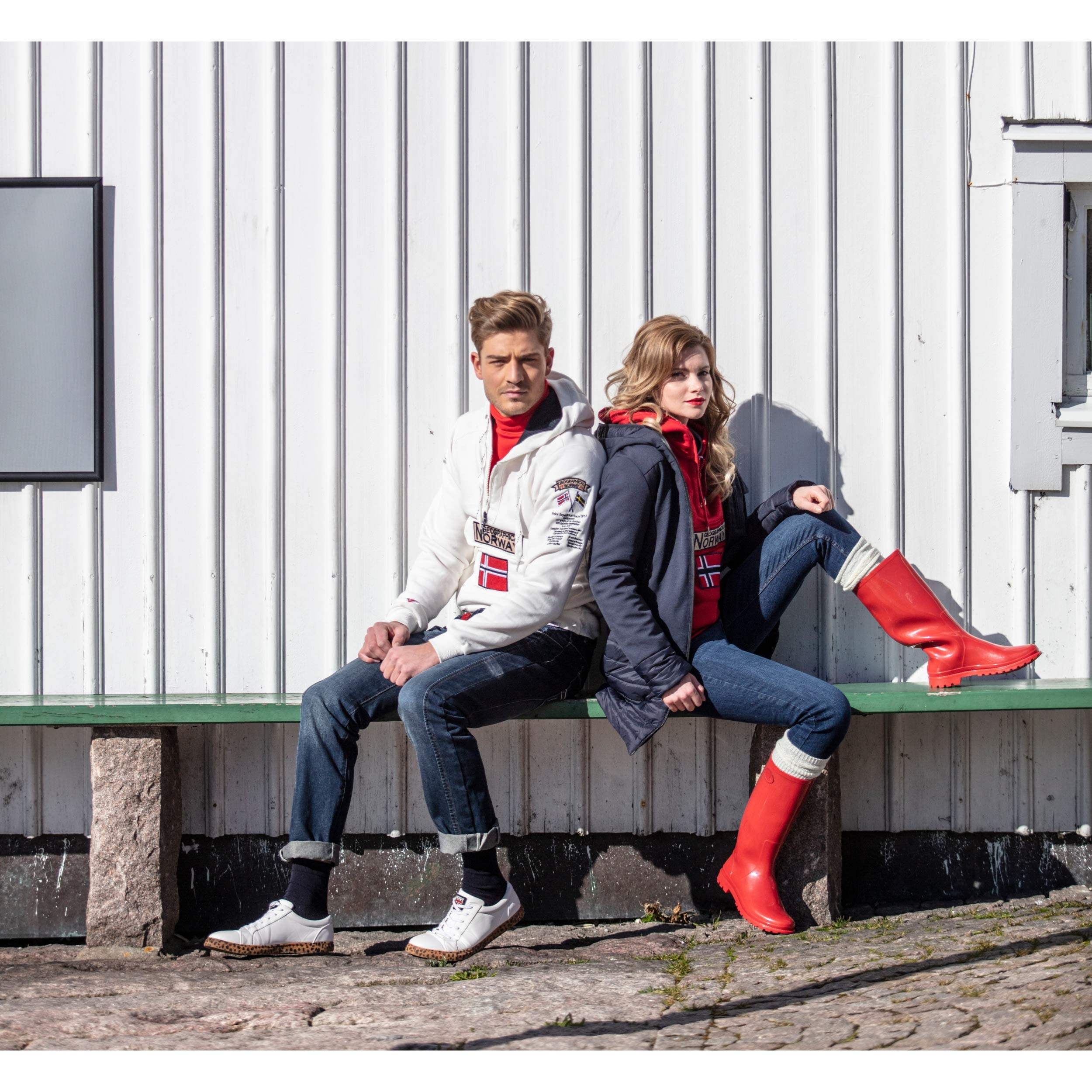Geographical Norway Gymclass - Sudadera con Capucha para Hombre