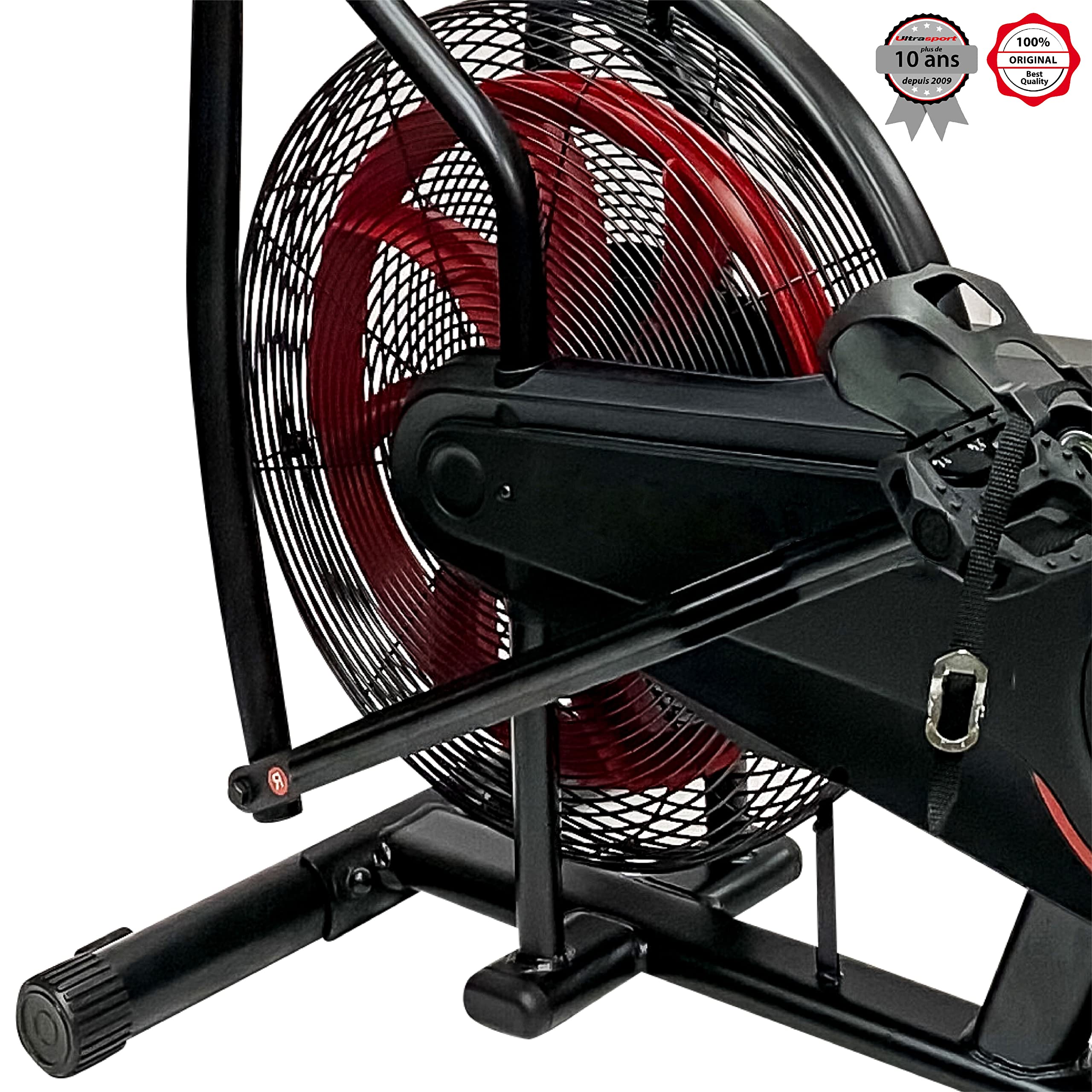 Ultrasport home trainer vélo de fitness ordinateur entraînement capteurs pouls résistance réglable 8 niveaux