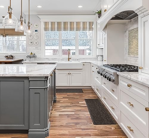 Miniatura 6 de Tapete de cocina antifatiga - Diseño Marni - Tapete acolchado cómodo para chef - Antideslizante - Juego de 2 - 17.5 x 48 pulgadas y 17.5 x 28