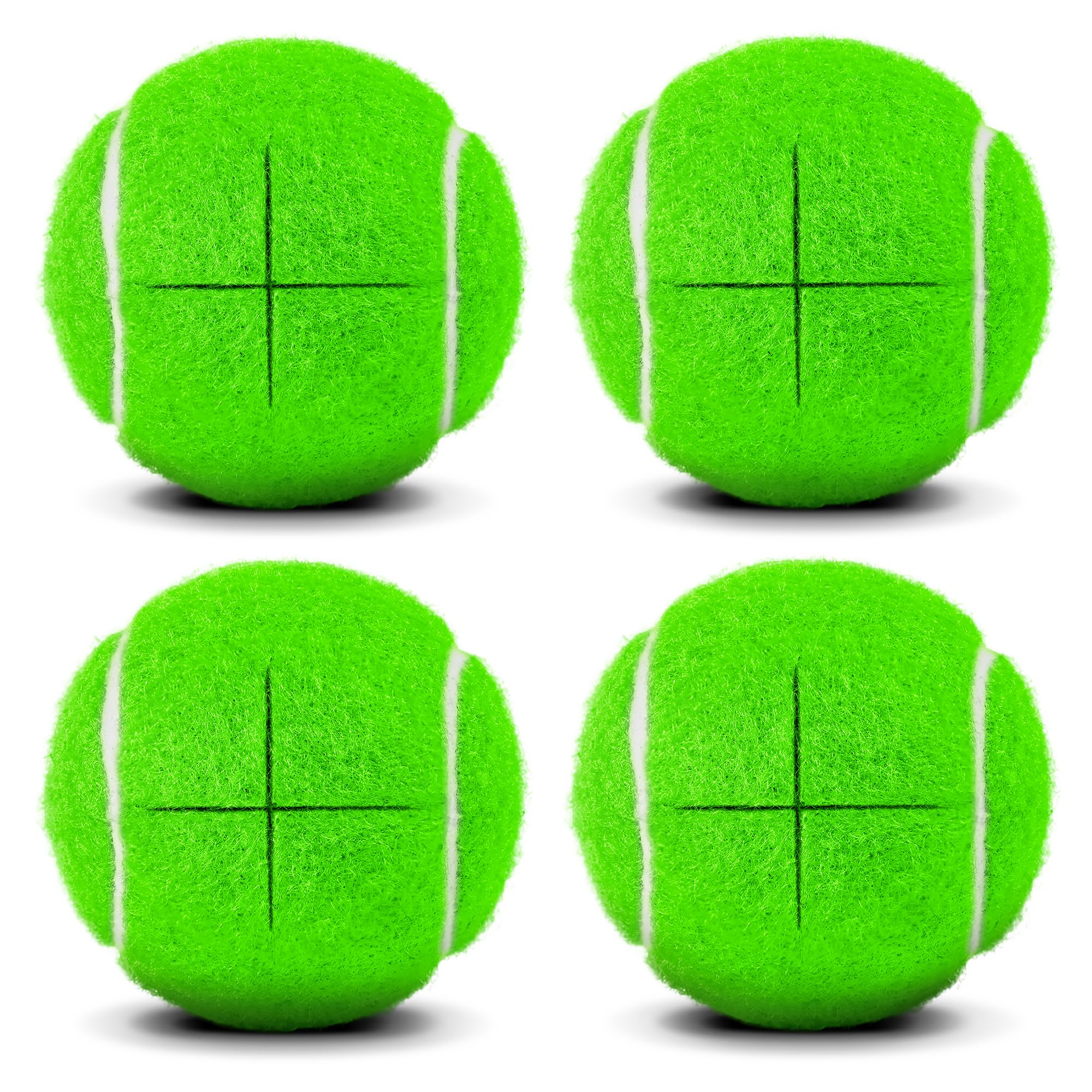Pre-Cut Tennis Balls for Walkers – Set of 4, for Walkers &amp; Furniture Legs