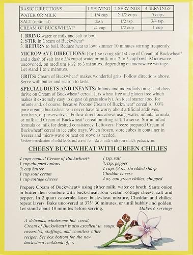 Miniatura 2 de Pocono Crema orgánica de cereal de trigo sarraceno 3 x 13 onzas