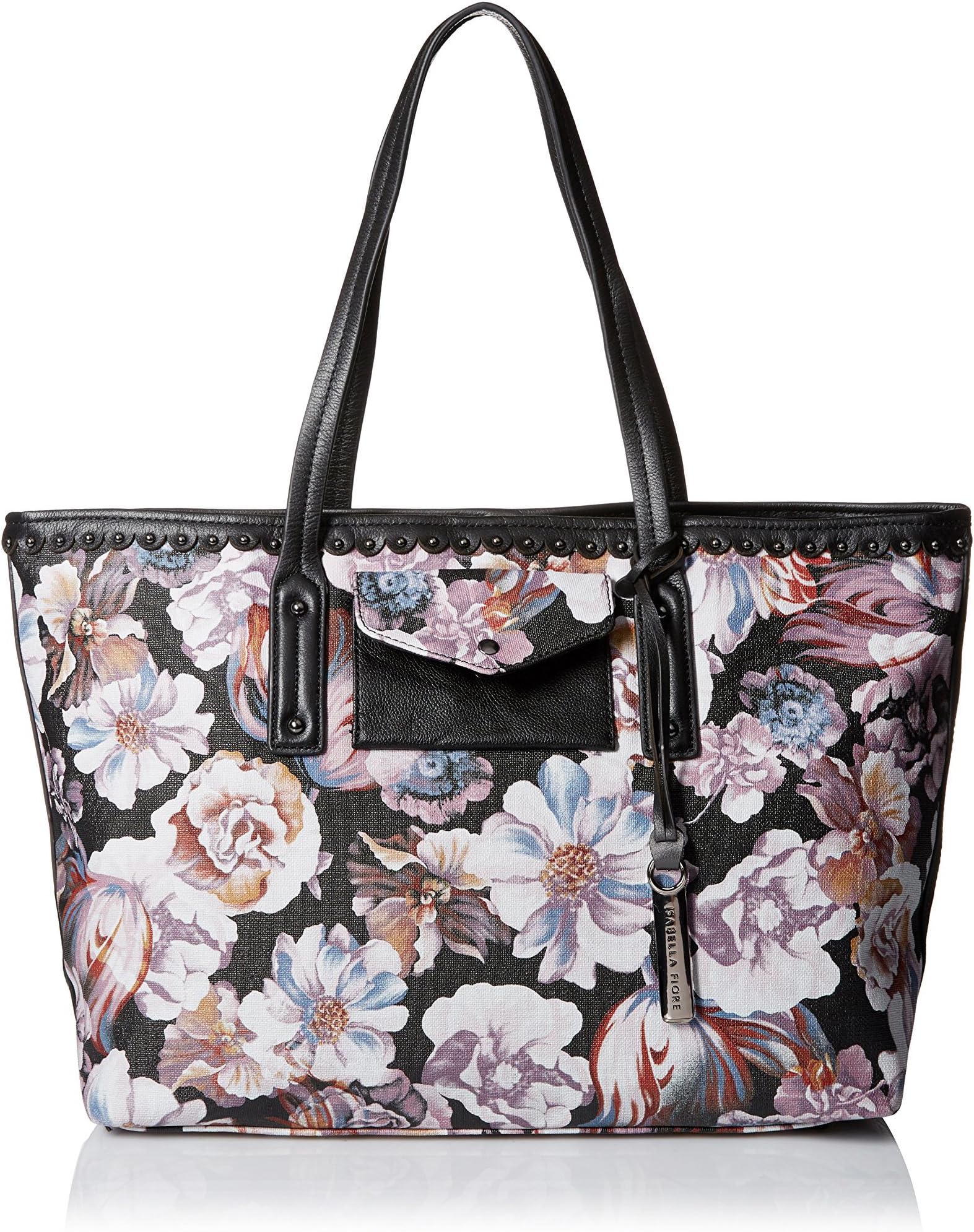 Isabella Fiore Women's Gardens Tote, Grey Floral