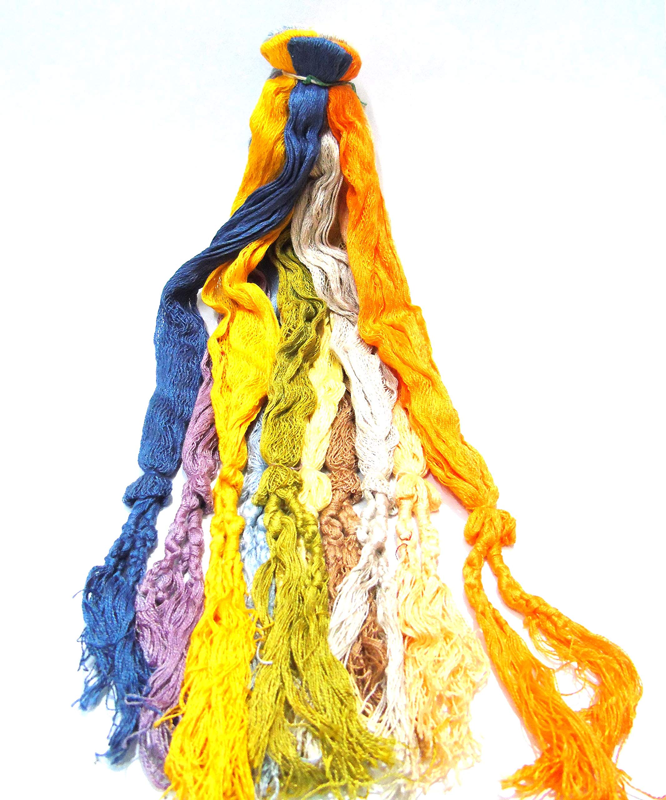 Strala Color Cotton Nada Strings for Ethnic Indian Dresses, Lehenga, Saree Petticoat, Salwars, Patiala, Chudidars (Mix Color) Pack of 12 pcs-image-14