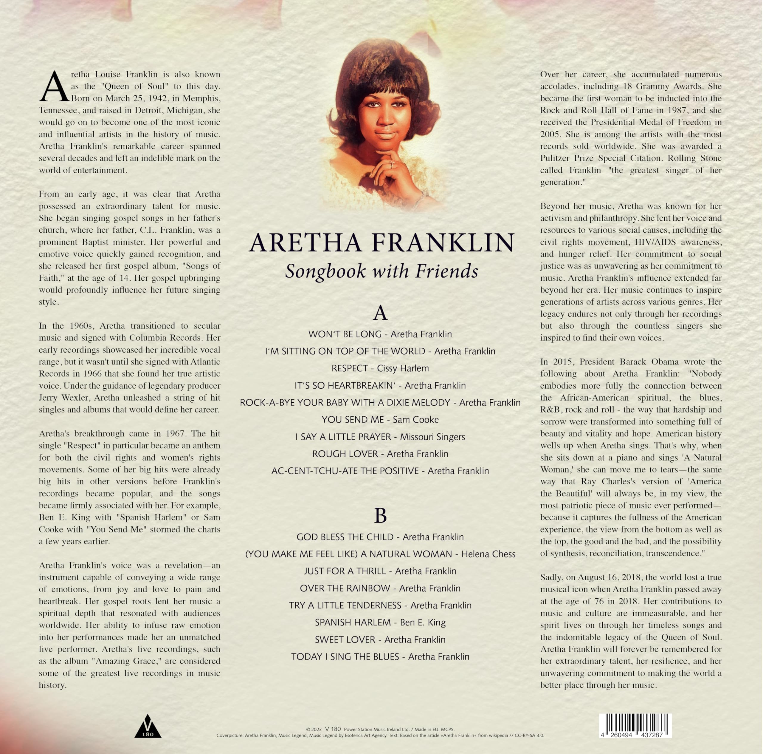 Aretha Franklin - Songbook With Friends - Limitiert - 180gr. marbled