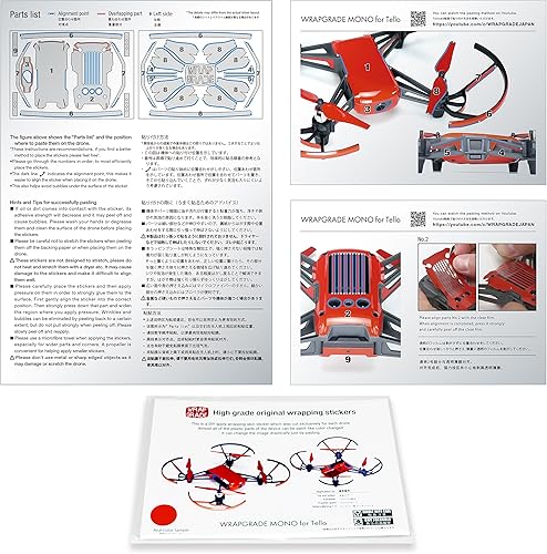 Miniatura 6 de Wrapgrade Mono Skin compatible con Tello (azul celeste)