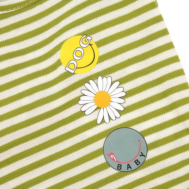Foto 5 de 8 de PAIDEFUL Camisas a Rayas para Perros Pequeños Medianos Gatos Chaleco de Algodón Suave Camiseta sin Mangas…