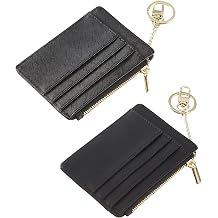 Sodsay Card Case Slim Front Pocket Wallet for Women Credit Card Holder with Keychain