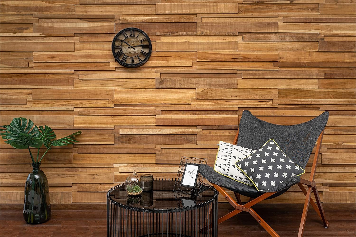 Bеѕt Quаlіtу 🔥 WoodyWalls Long 3D Wall Panels | Wood Planks are Made from 100% Teak | Each Wood Panel is Handmade and Unique | Premium Set of 6 3D Wall Decor Panels | DIY Wood Panels (9.2 sq.ft.) Canyon Nеw Prоduсt WoodyWalls Long 3D Wall Panels | Wood Planks are Made from 100% Teak | Each Wood Panel is Handmade and Unique | Premium Set of 6 3D Wall Decor Panels | DIY Wood Panels (9.2 sq.ft.) Canyon